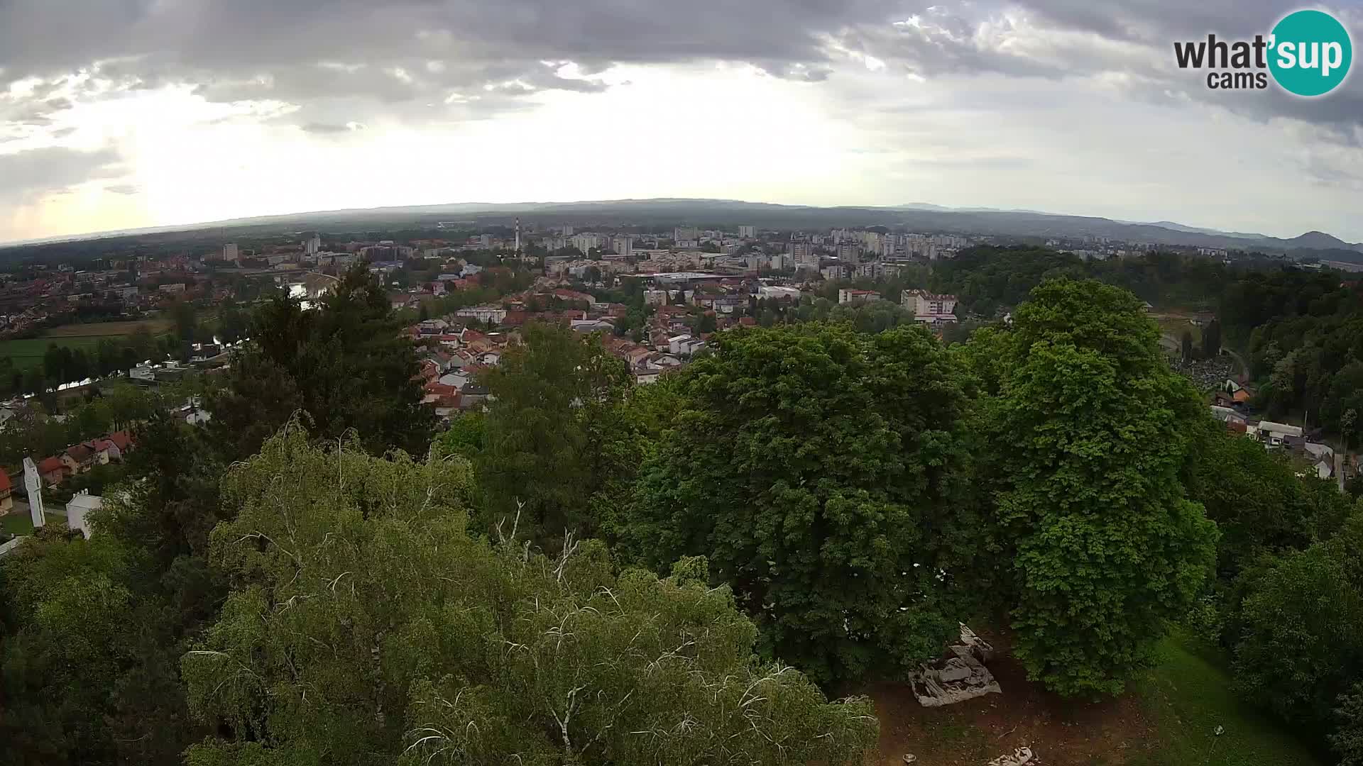 Webcam Karlovac Château Dubovac – Vue en direct de ce monument historique