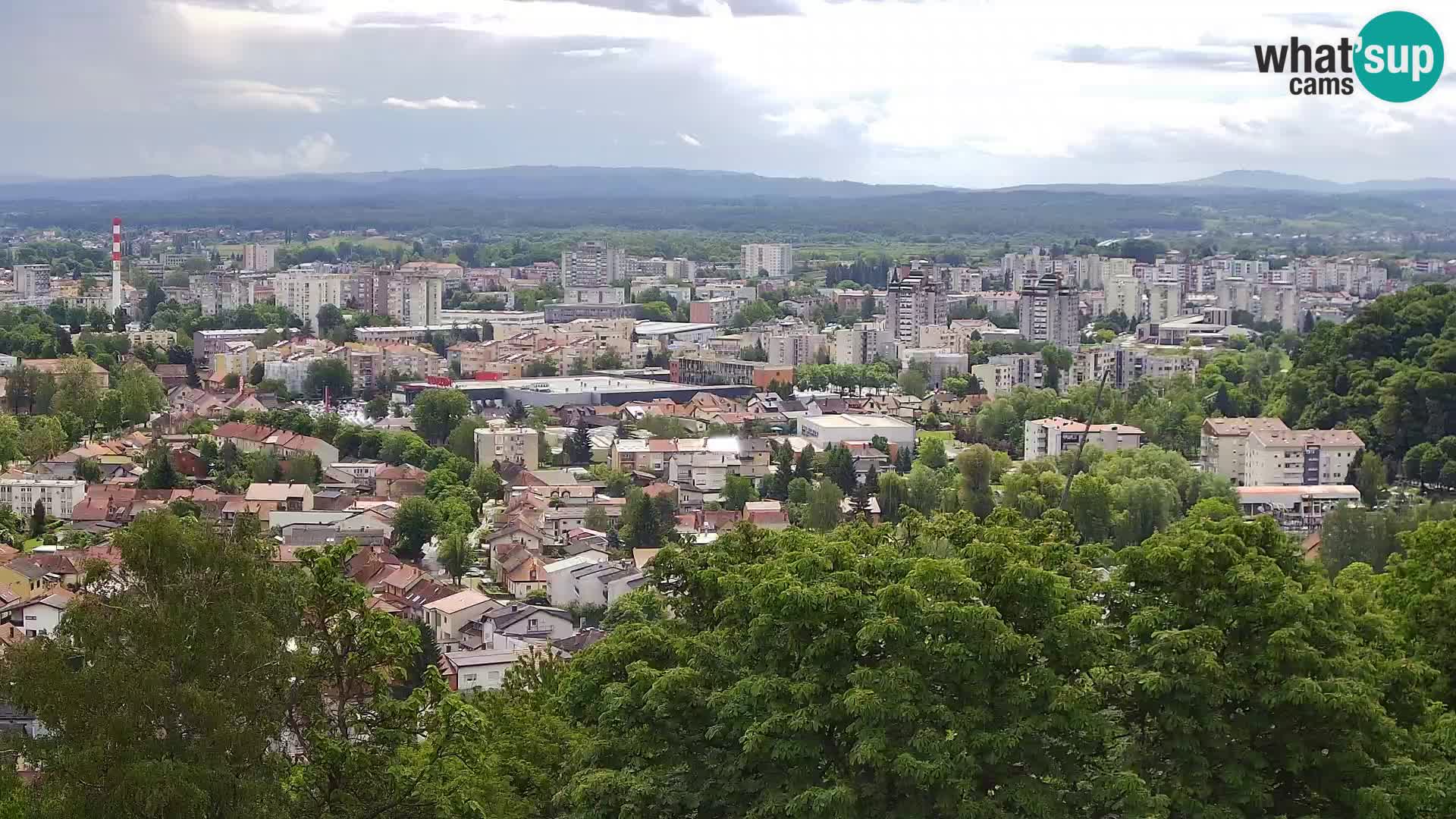 Webcam Karlovac Dubovac Castle – Live View of Karlovac’s Historic Landmark