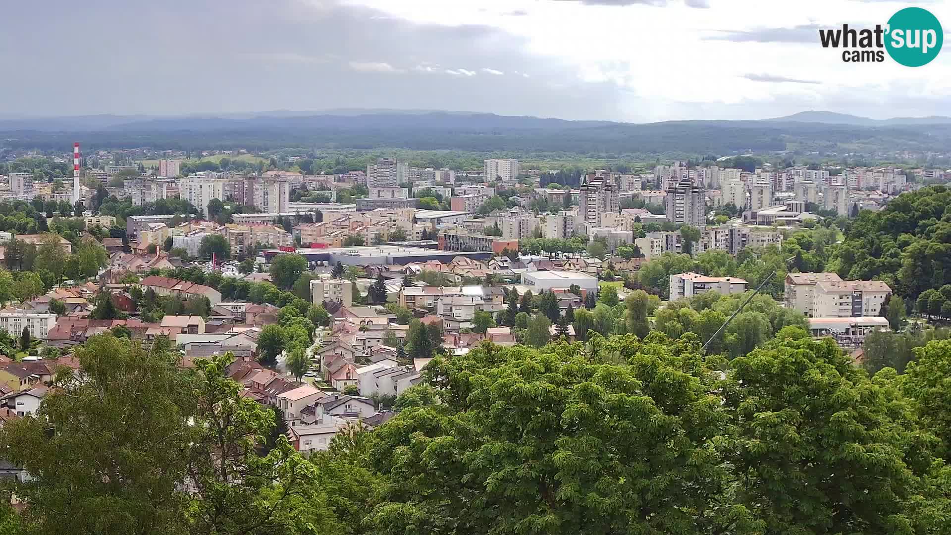 Webcam Karlovac Château Dubovac – Vue en direct de ce monument historique