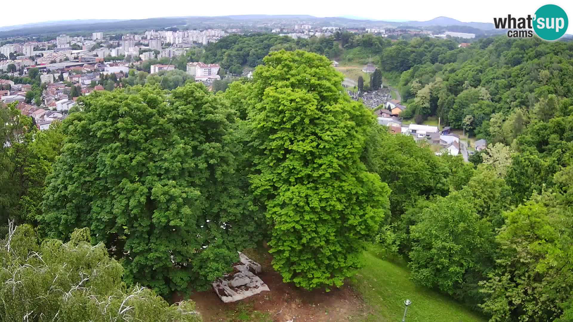 Webcam Karlovac Château Dubovac – Vue en direct de ce monument historique