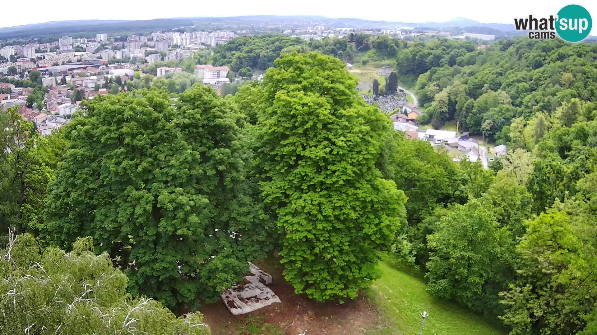 Webcam Karlovac Château Dubovac – Vue en direct de ce monument historique
