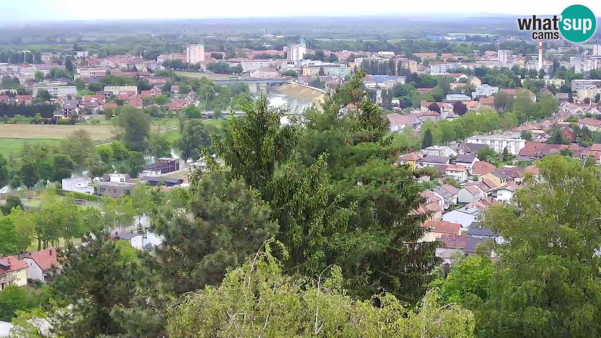 Spletna kamera Karlovac Dubovac grad – Pogled v živo na zgodovinsko znamenitost Karlovca