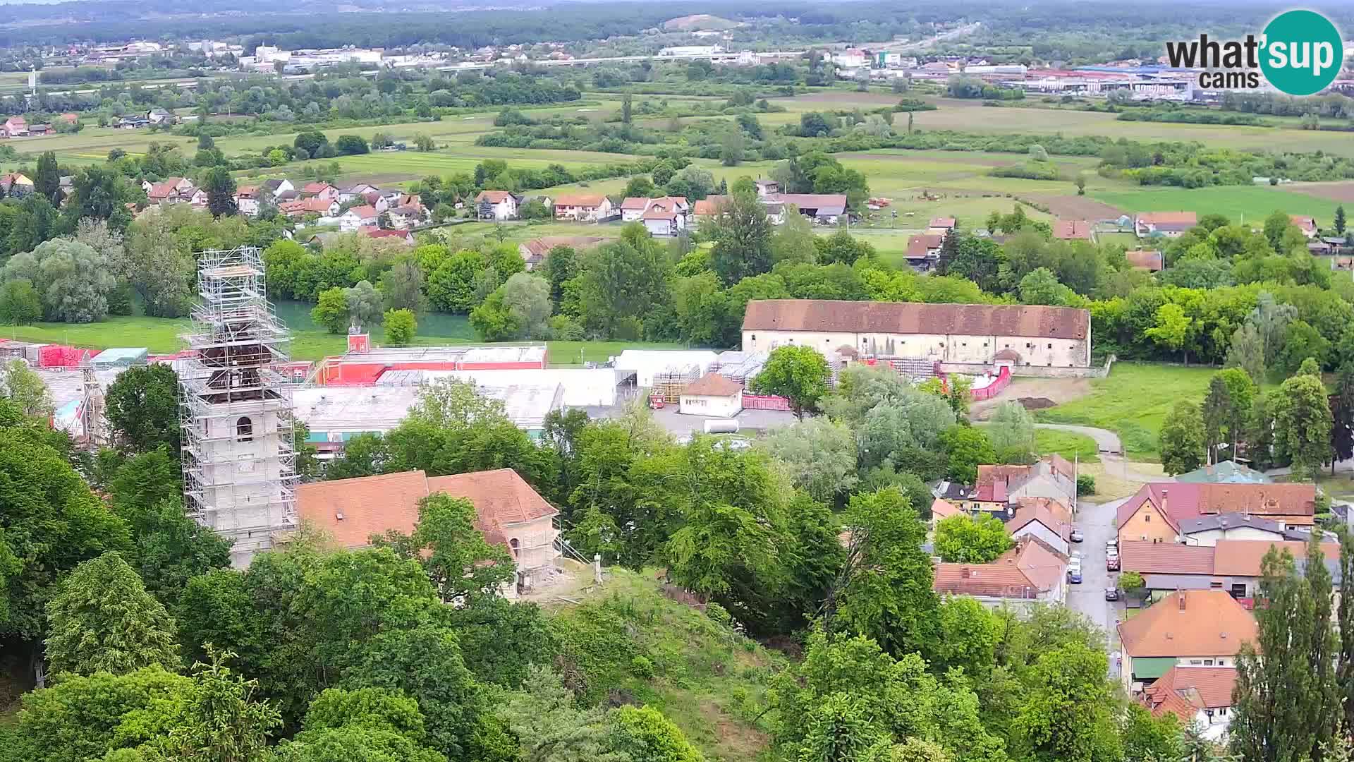 Webcam Karlovac Dubovac Castle – Live View of Karlovac’s Historic Landmark