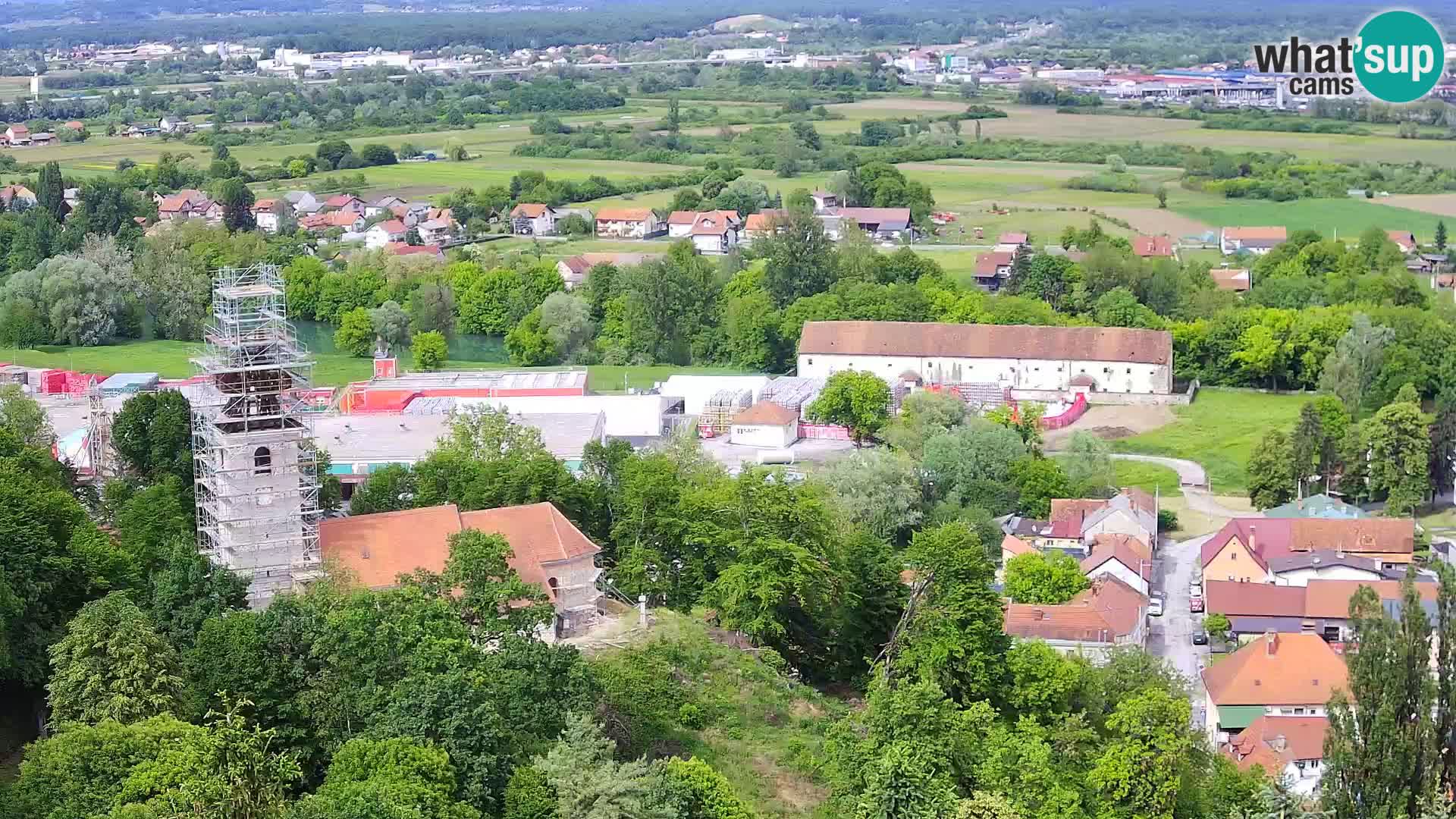 Webcam Karlovac Château Dubovac – Vue en direct de ce monument historique