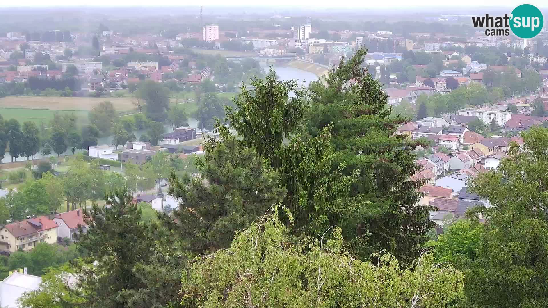 Spletna kamera Karlovac Dubovac grad – Pogled v živo na zgodovinsko znamenitost Karlovca