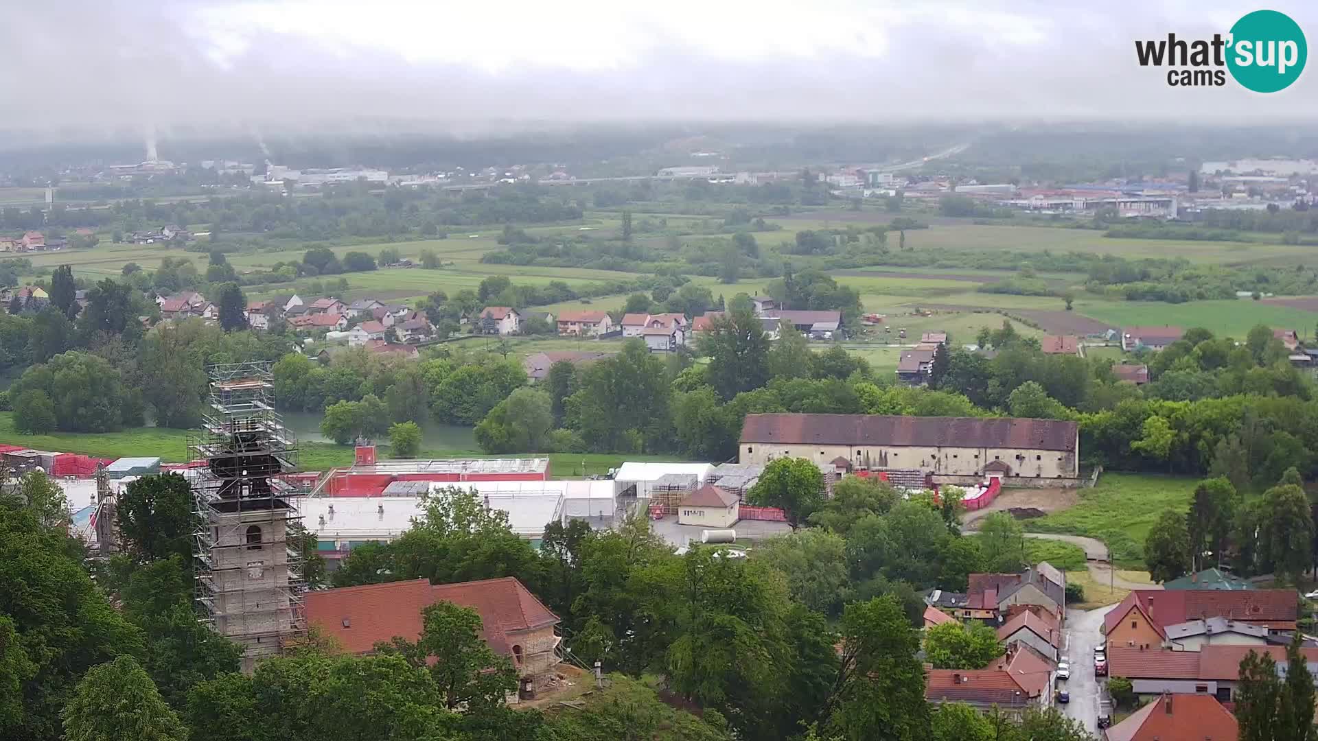 Webcam Karlovac Château Dubovac – Vue en direct de ce monument historique