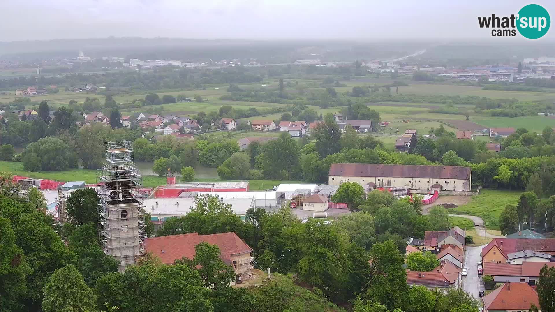 Webcam Karlovac Château Dubovac – Vue en direct de ce monument historique