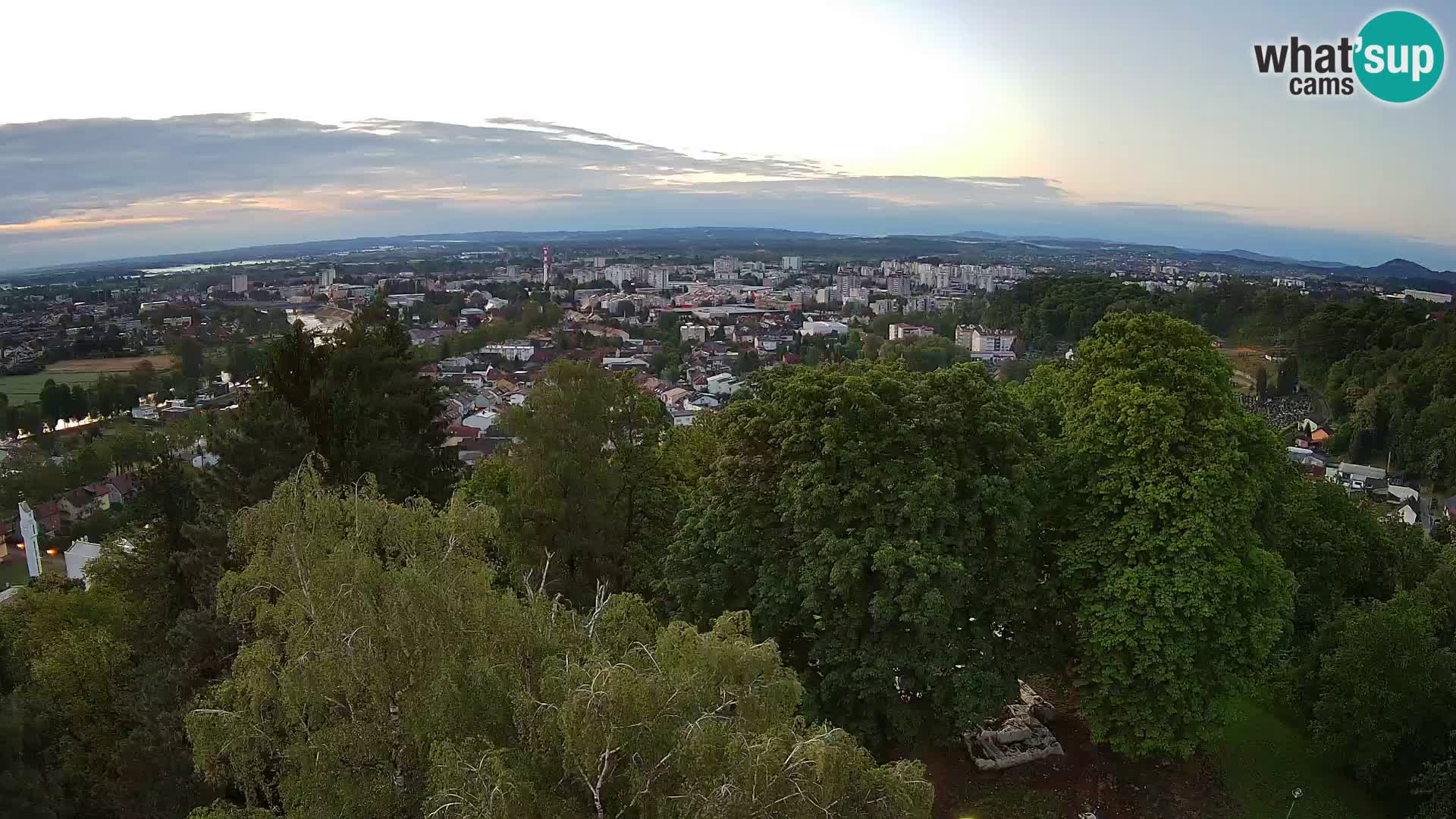 Webcam Karlovac Château Dubovac – Vue en direct de ce monument historique