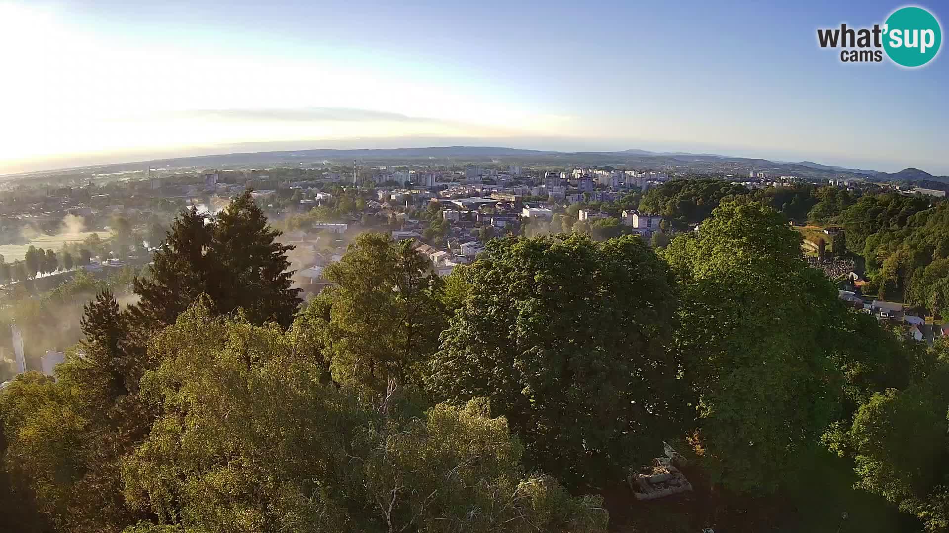 Webcam Karlovac Château Dubovac – Vue en direct de ce monument historique