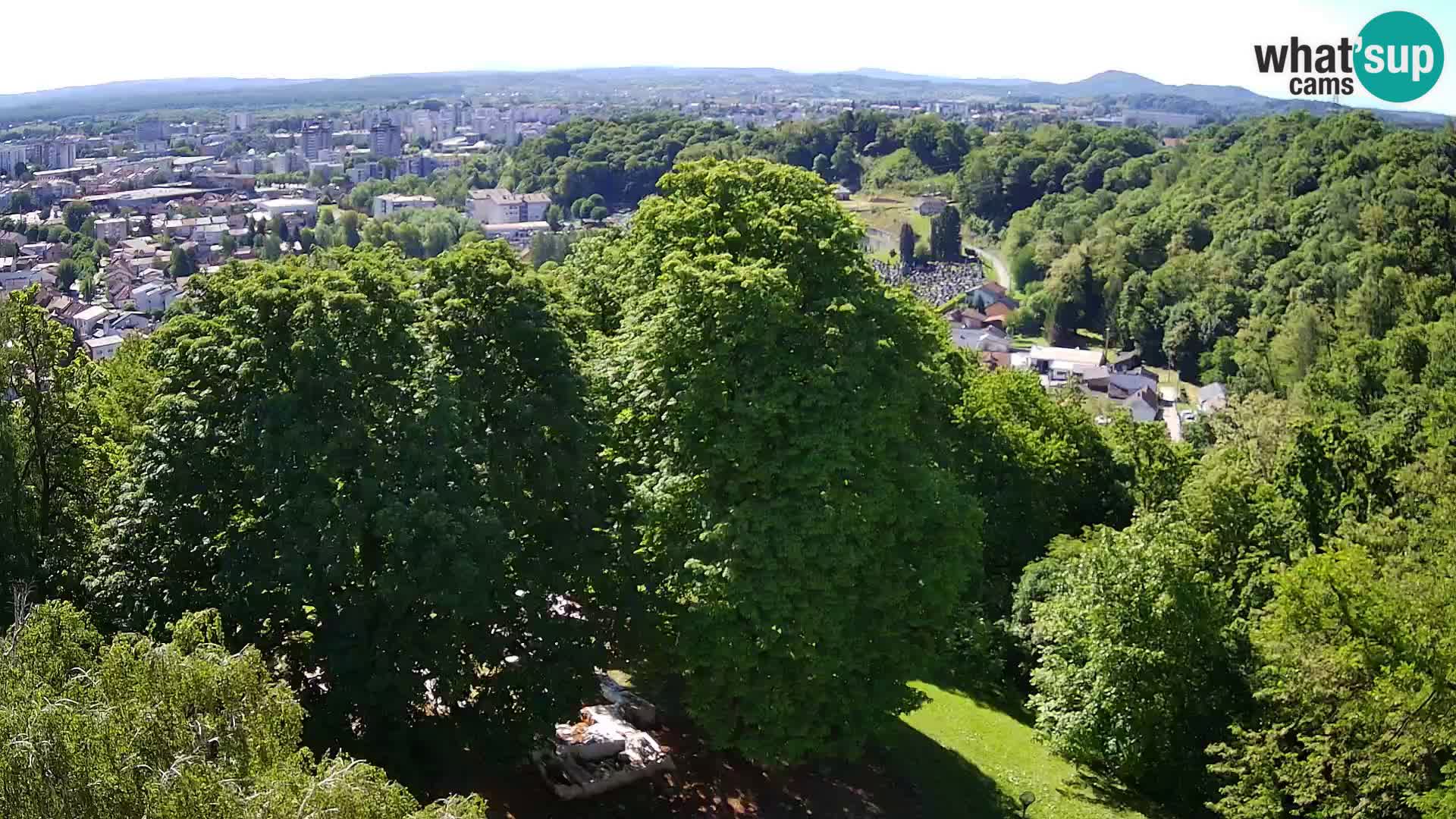 Webcam Castello Dubovac Karlovac – Vista Live sul Castello Storico