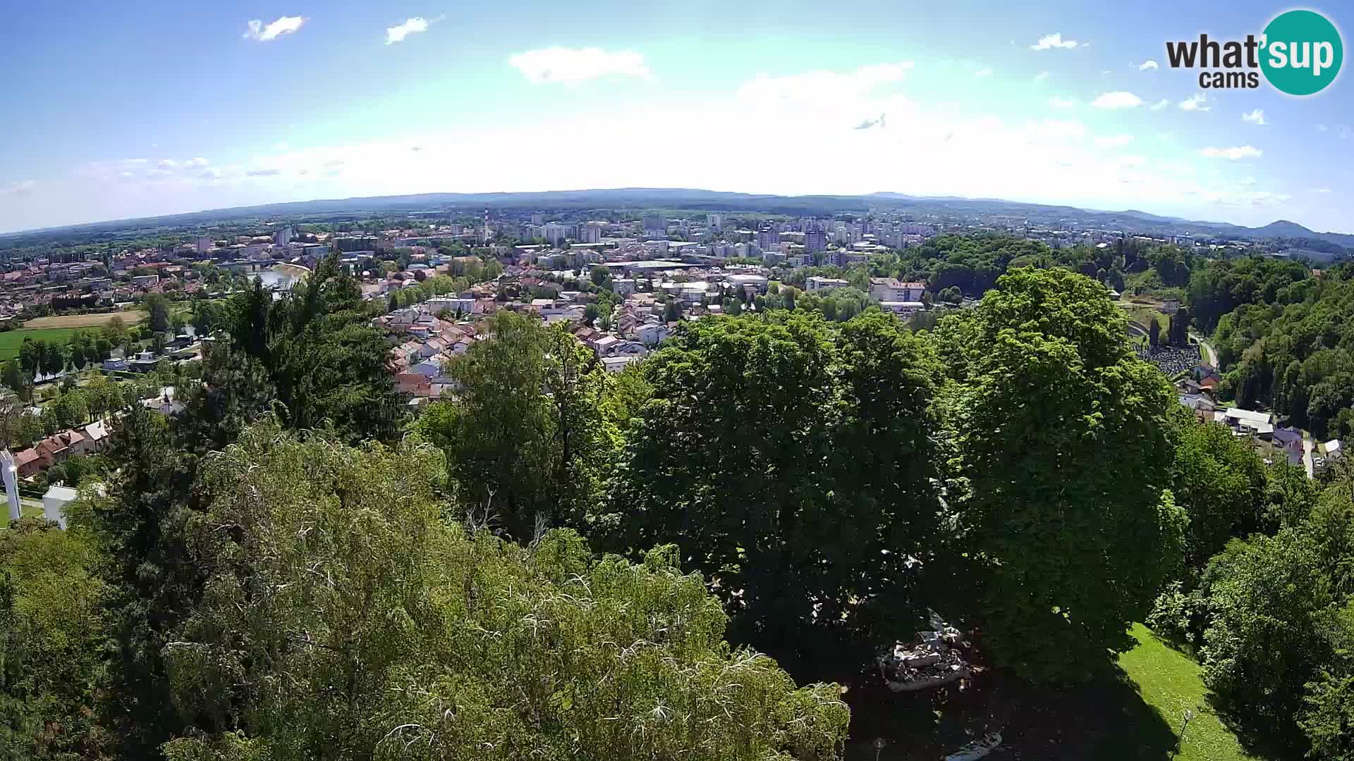 Webcam Karlovac Dubovac Castle – Live View of Karlovac’s Historic Landmark