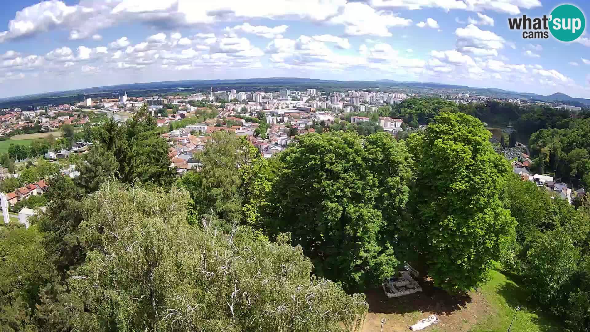 Webcam Karlovac Château Dubovac – Vue en direct de ce monument historique