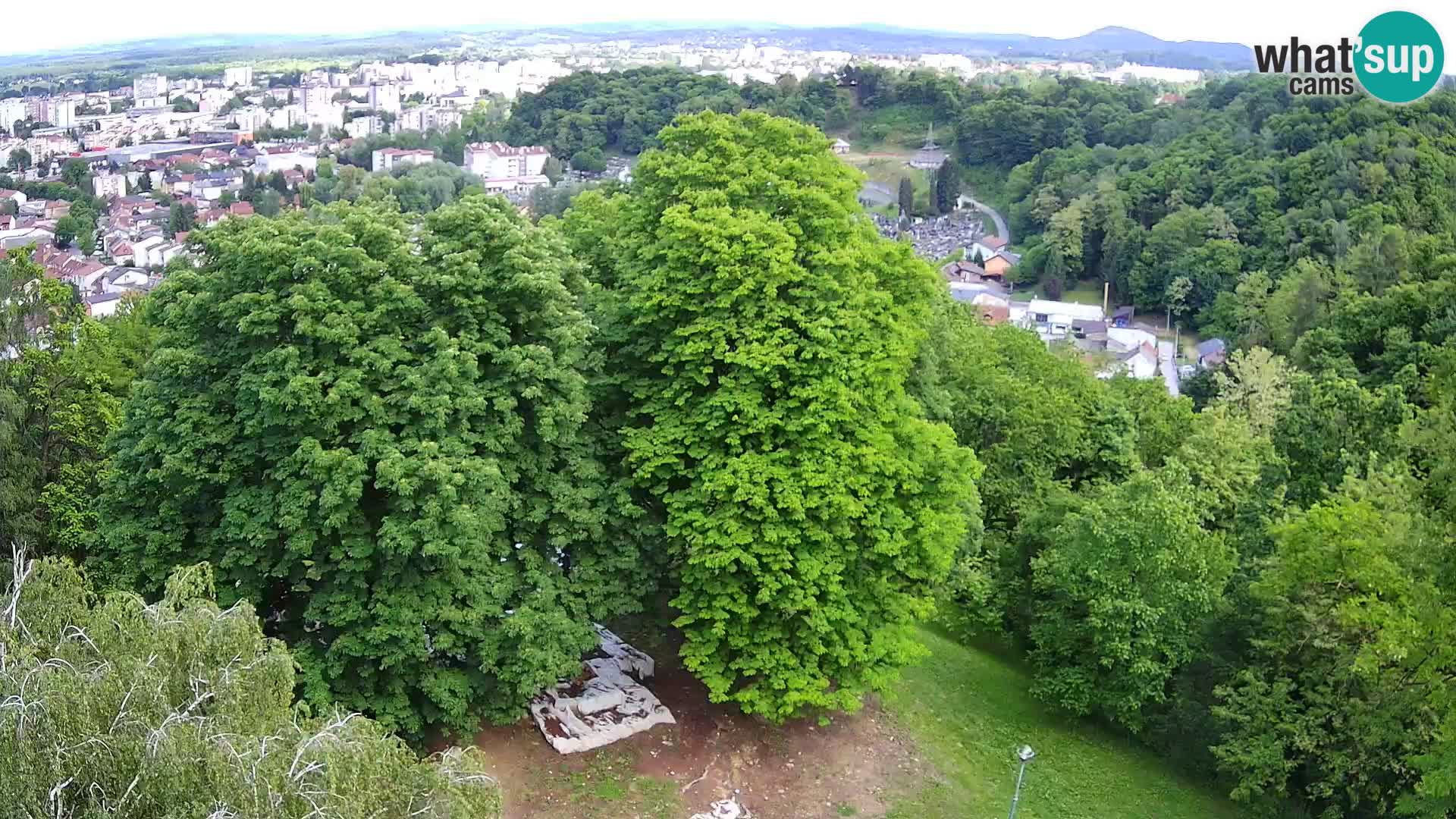 Webcam Karlovac Dubovac Castle – Live View of Karlovac’s Historic Landmark