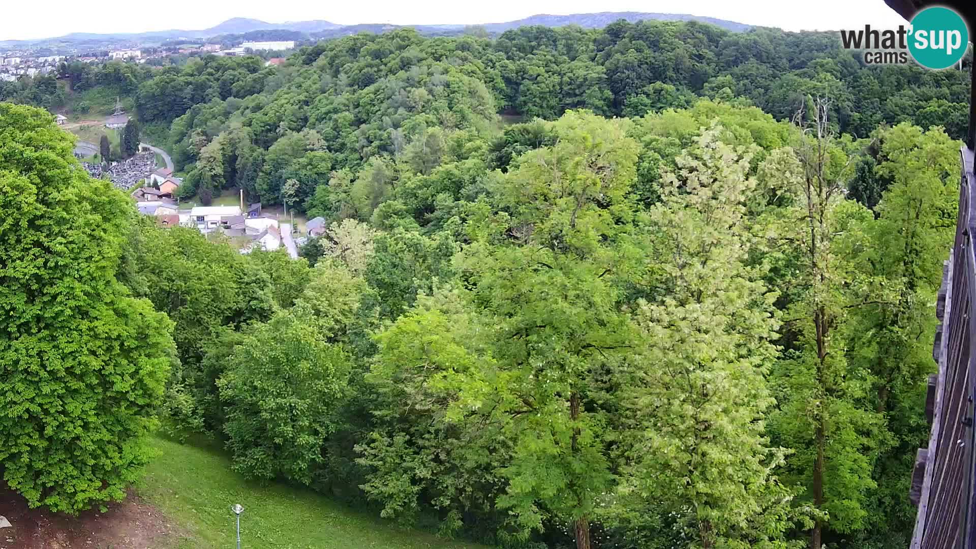 Web kamera Karlovac – Dvorac Dubovac uživo