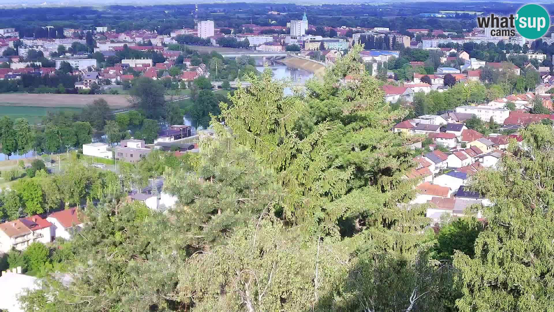 Spletna kamera Karlovac Dubovac grad – Pogled v živo na zgodovinsko znamenitost Karlovca