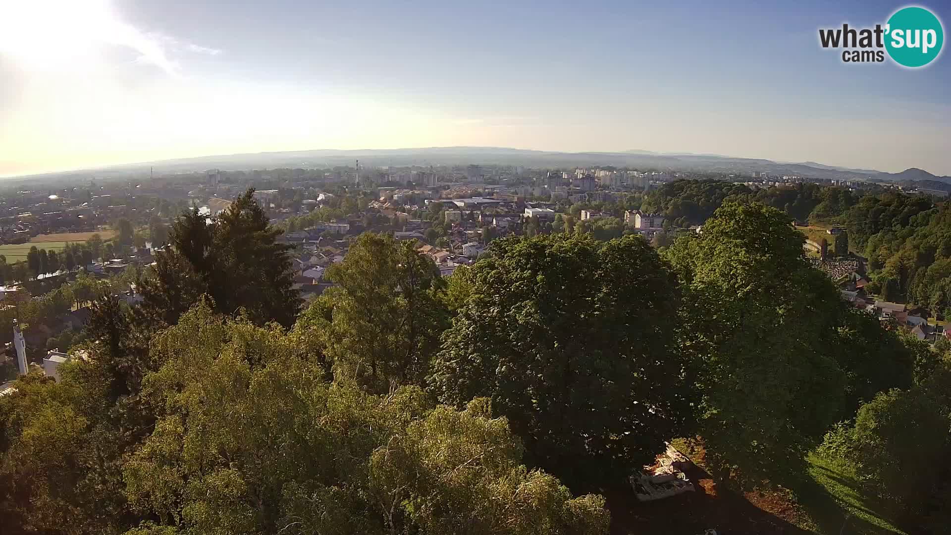 Webcam Karlovac Château Dubovac – Vue en direct de ce monument historique