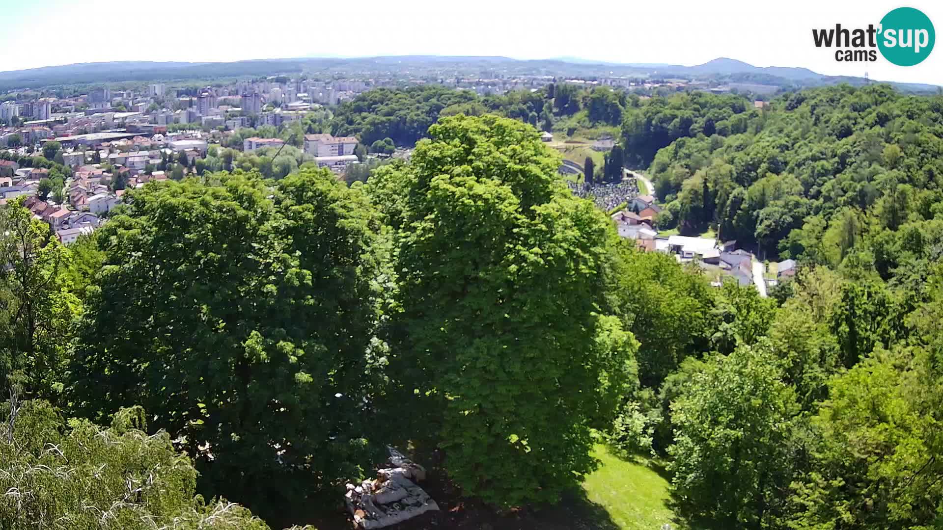 Webcam Karlovac Château Dubovac – Vue en direct de ce monument historique