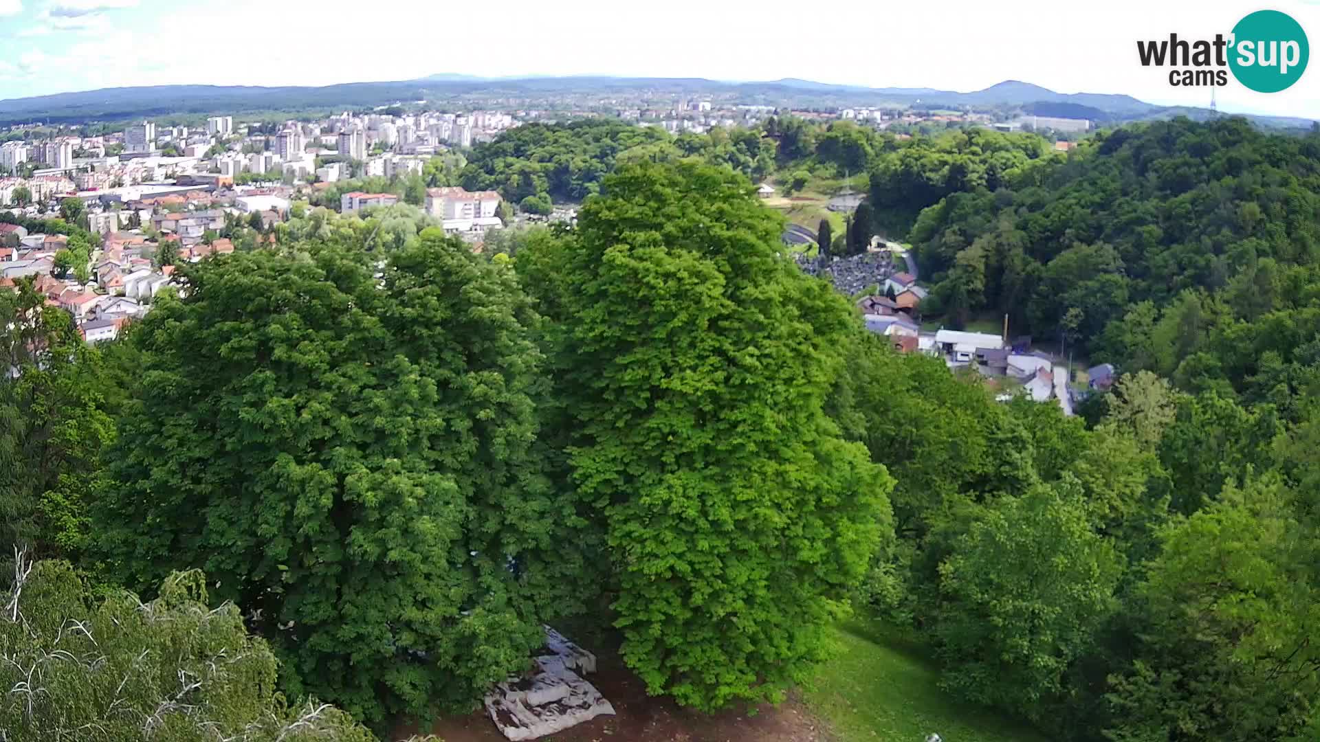 Webcam Karlovac Château Dubovac – Vue en direct de ce monument historique