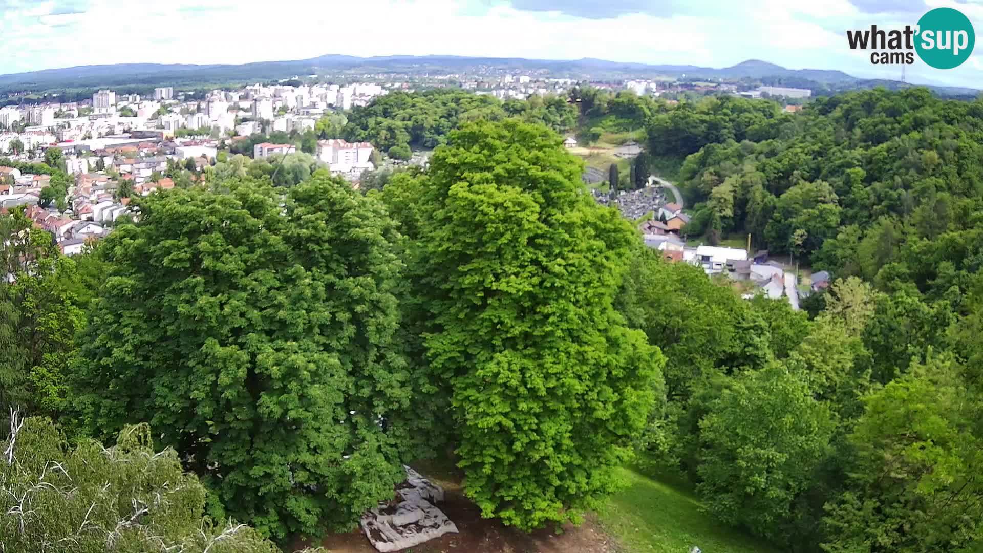 Web kamera Karlovac – Dvorac Dubovac uživo