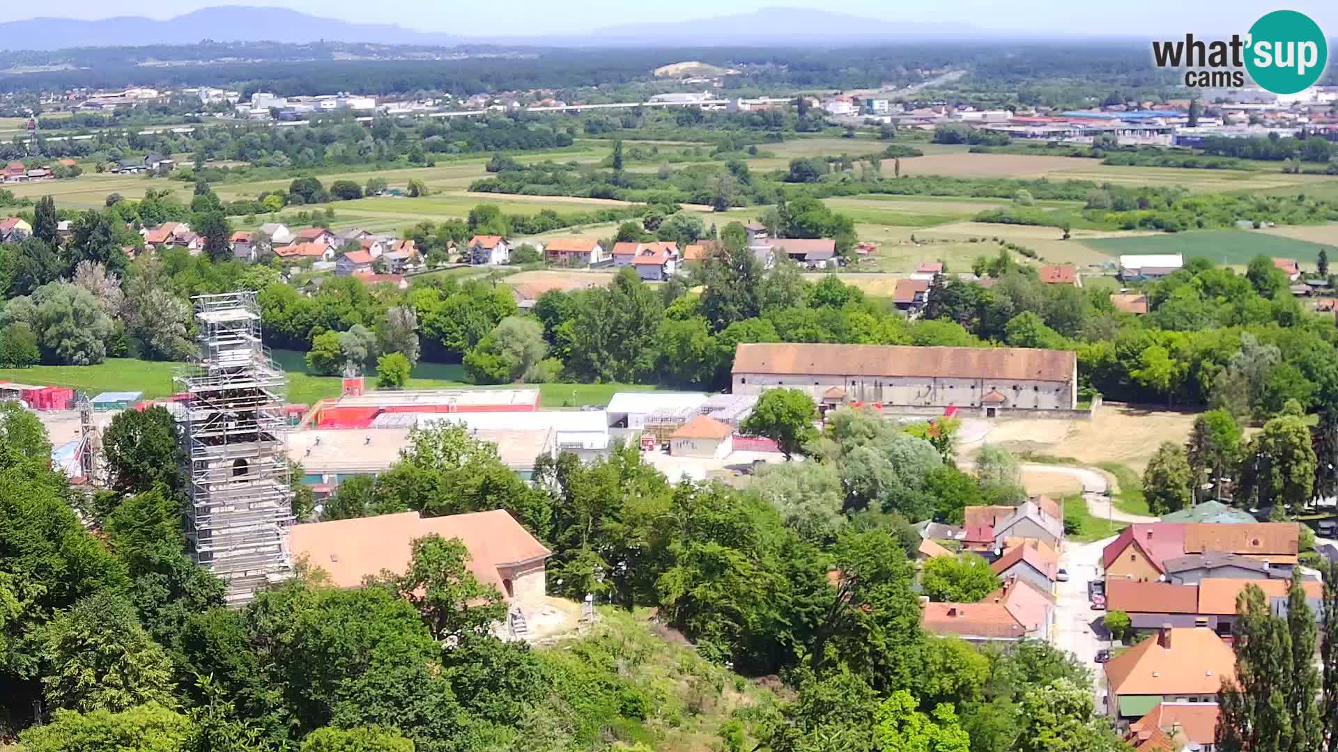 Spletna kamera Karlovac Dubovac grad – Pogled v živo na zgodovinsko znamenitost Karlovca