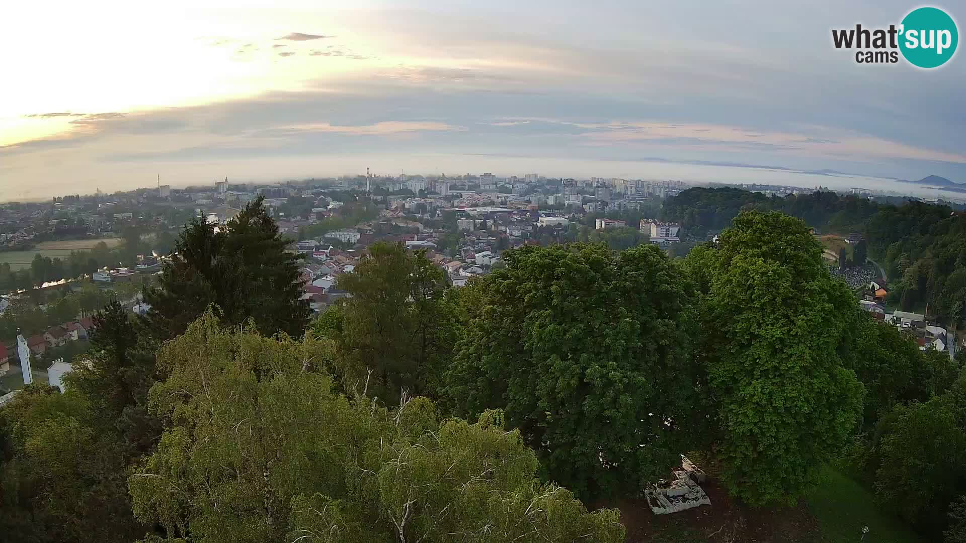 Webcam Karlovac Château Dubovac – Vue en direct de ce monument historique