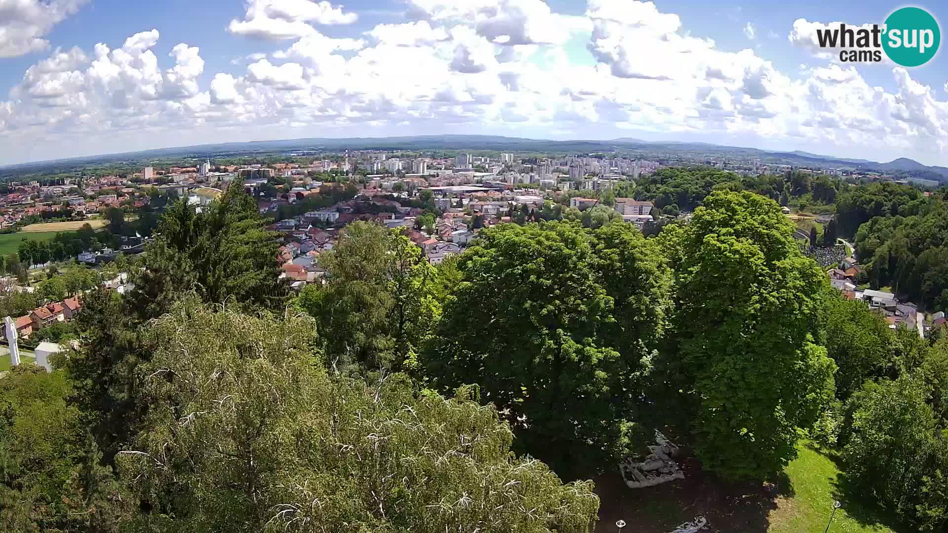 Webcam Karlovac Dubovac Castle – Live View of Karlovac’s Historic Landmark