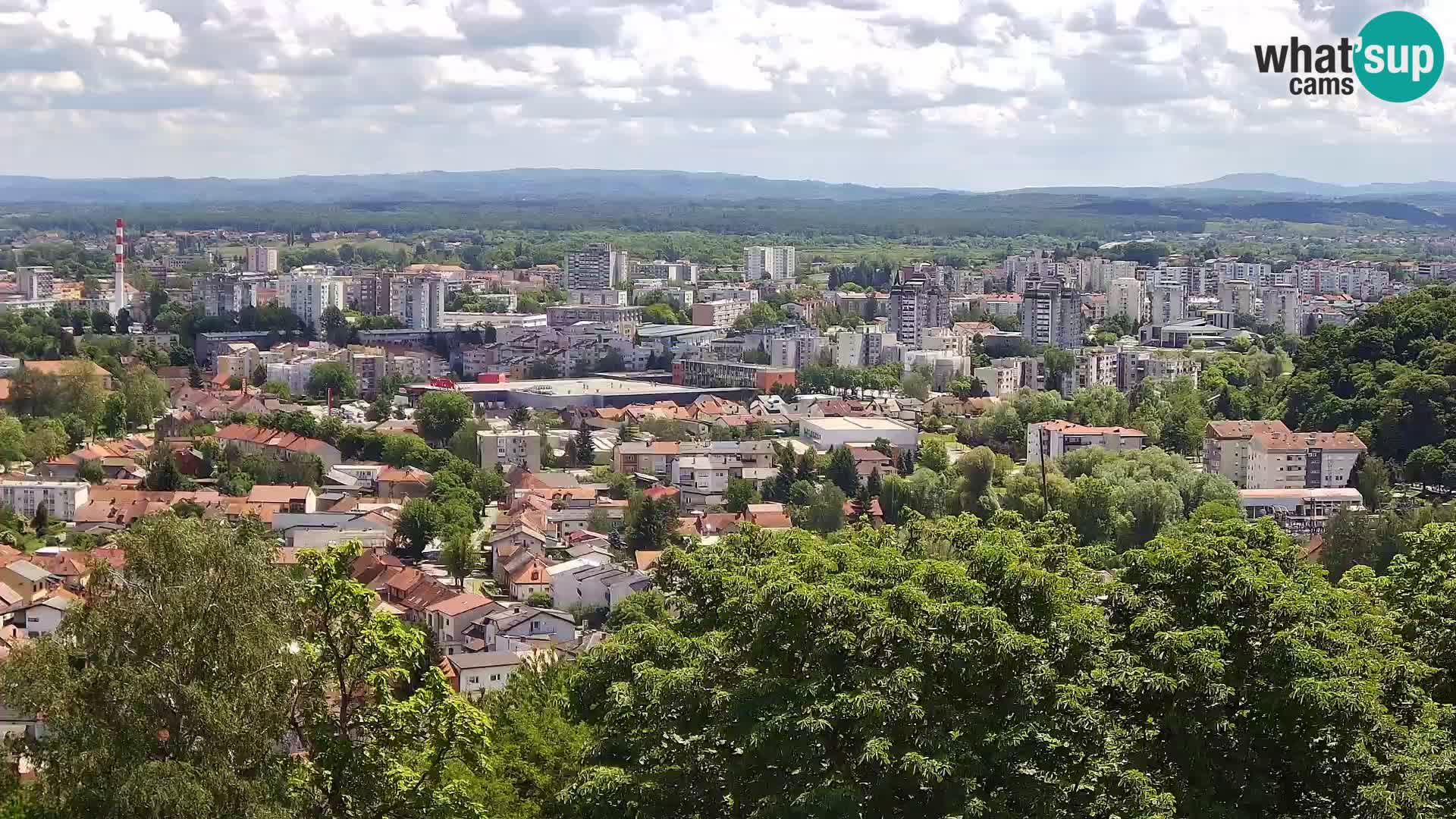 Webcam Karlovac Château Dubovac – Vue en direct de ce monument historique