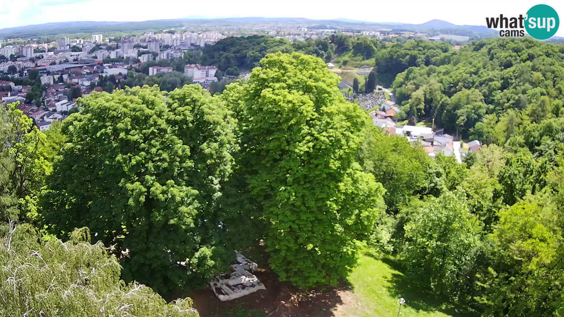Web kamera Karlovac – Dvorac Dubovac uživo