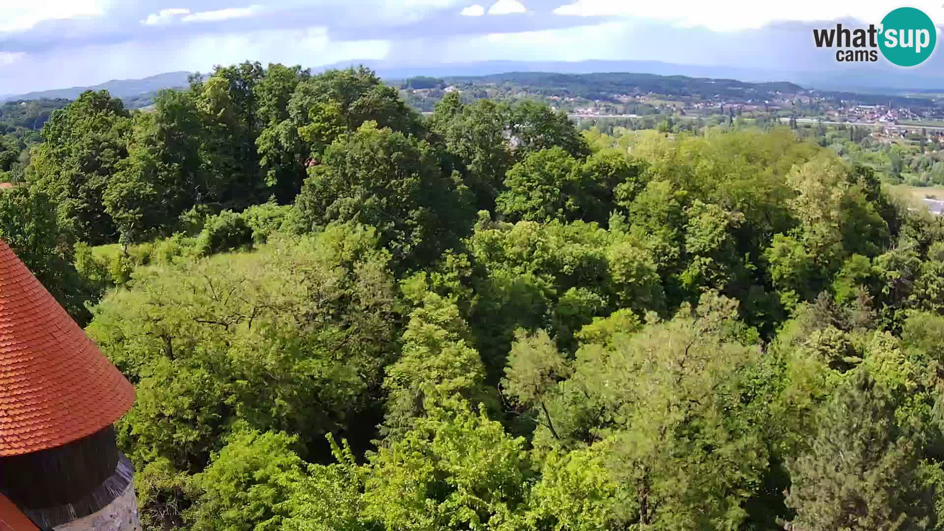 Spletna kamera Karlovac Dubovac grad – Pogled v živo na zgodovinsko znamenitost Karlovca