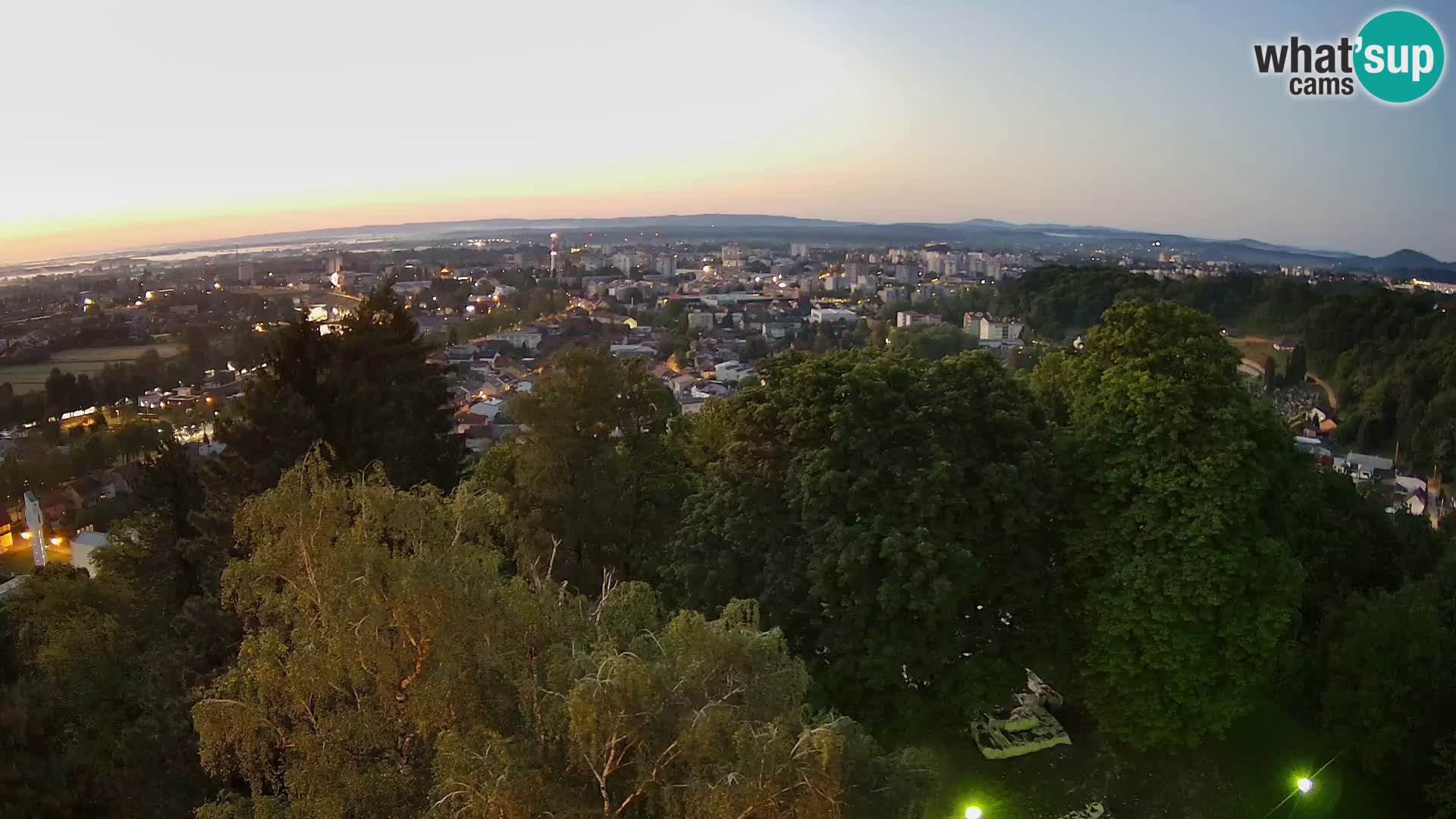 Webcam Karlovac Château Dubovac – Vue en direct de ce monument historique