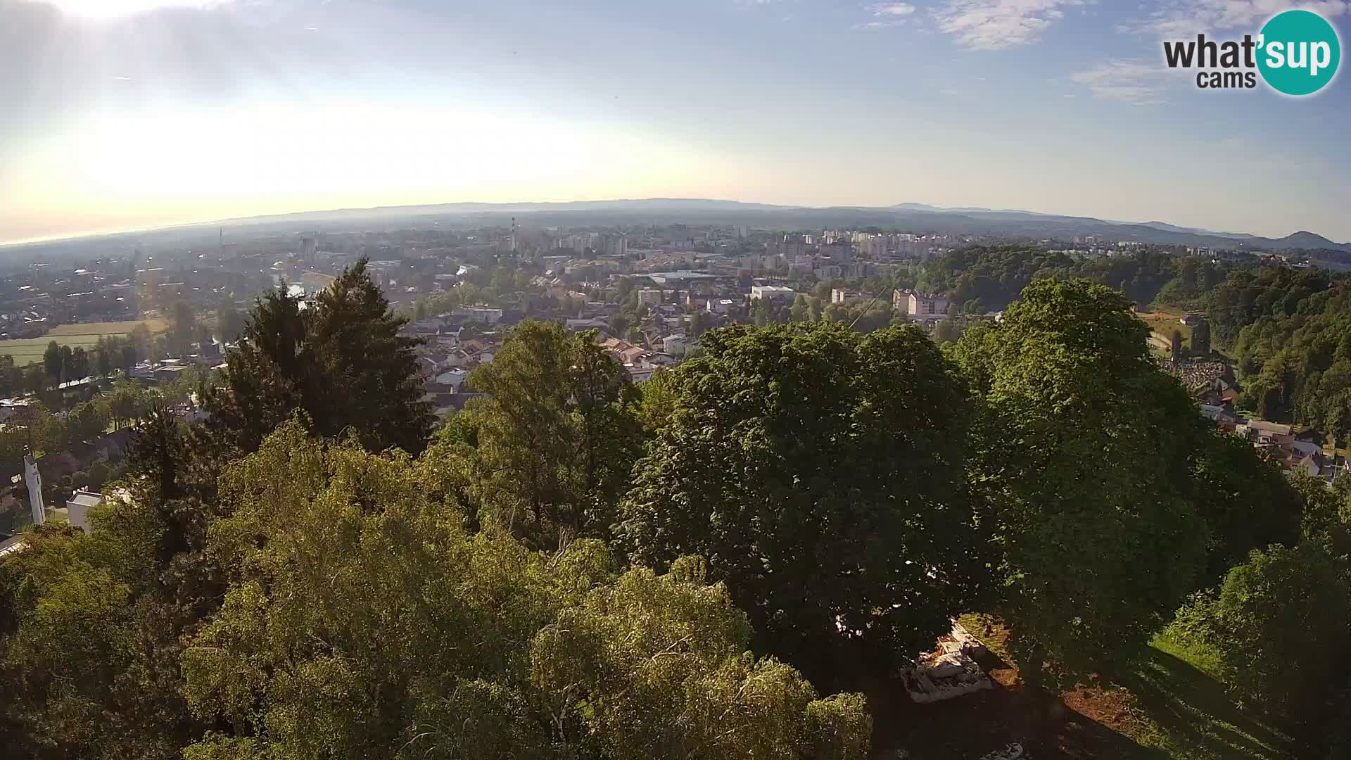 Webcam Karlovac Château Dubovac – Vue en direct de ce monument historique