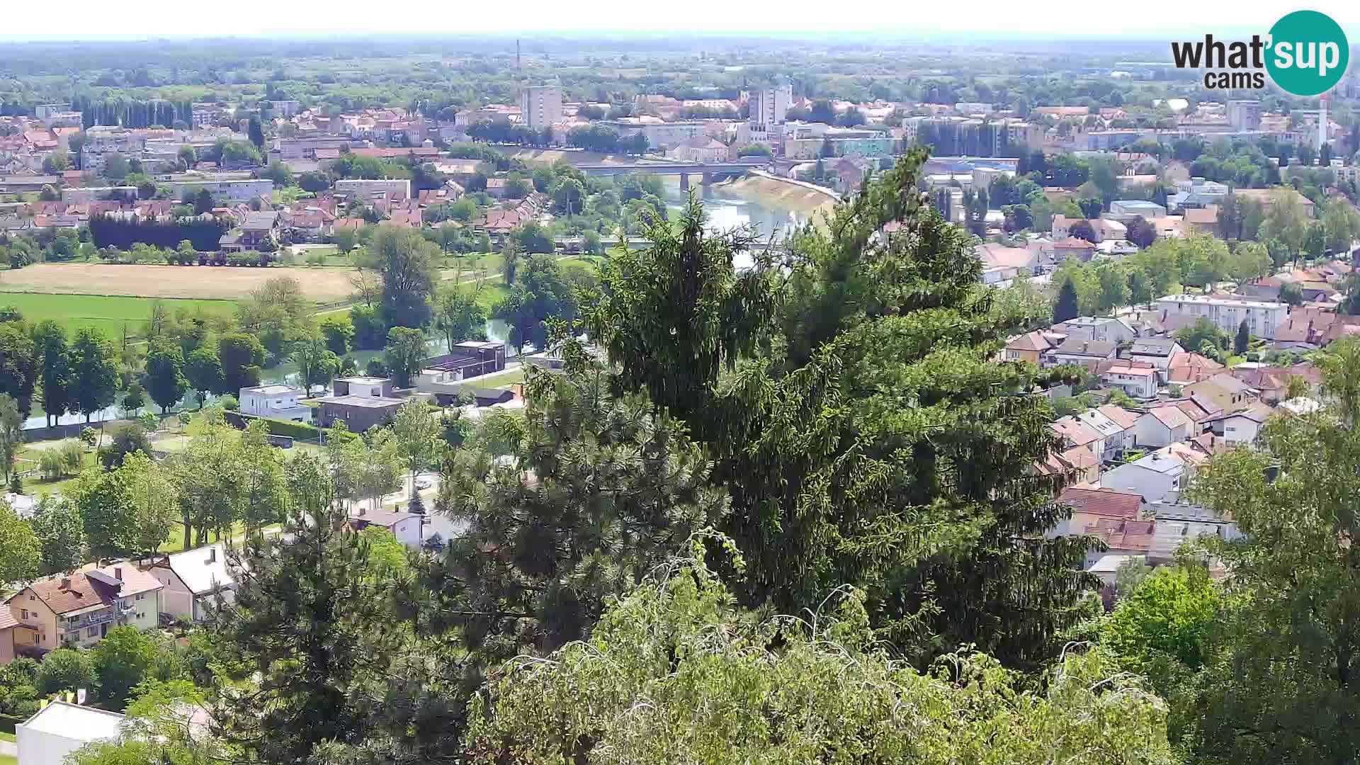 Spletna kamera Karlovac Dubovac grad – Pogled v živo na zgodovinsko znamenitost Karlovca