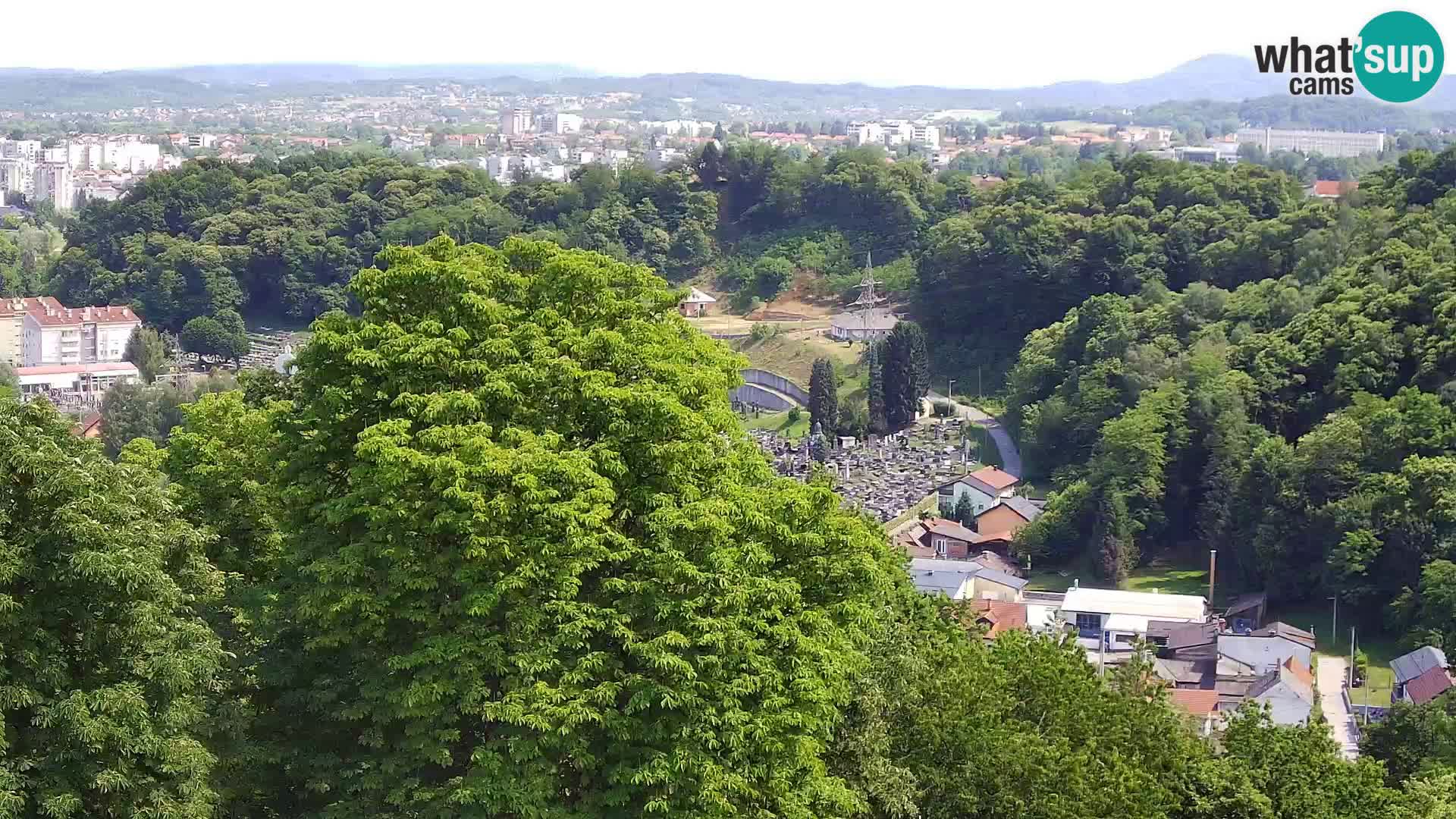 Spletna kamera Karlovac Dubovac grad – Pogled v živo na zgodovinsko znamenitost Karlovca