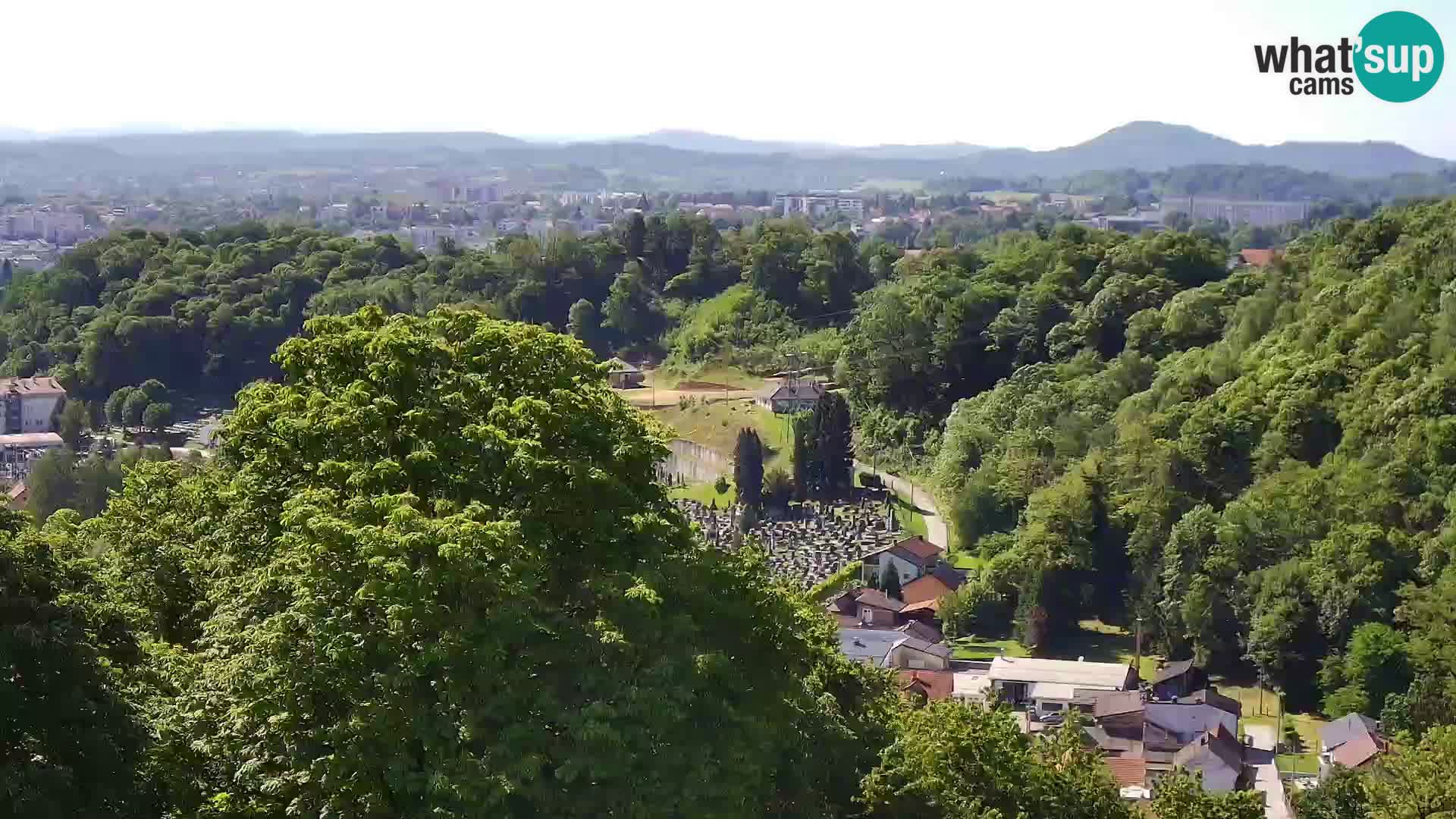 Spletna kamera Karlovac Dubovac grad – Pogled v živo na zgodovinsko znamenitost Karlovca