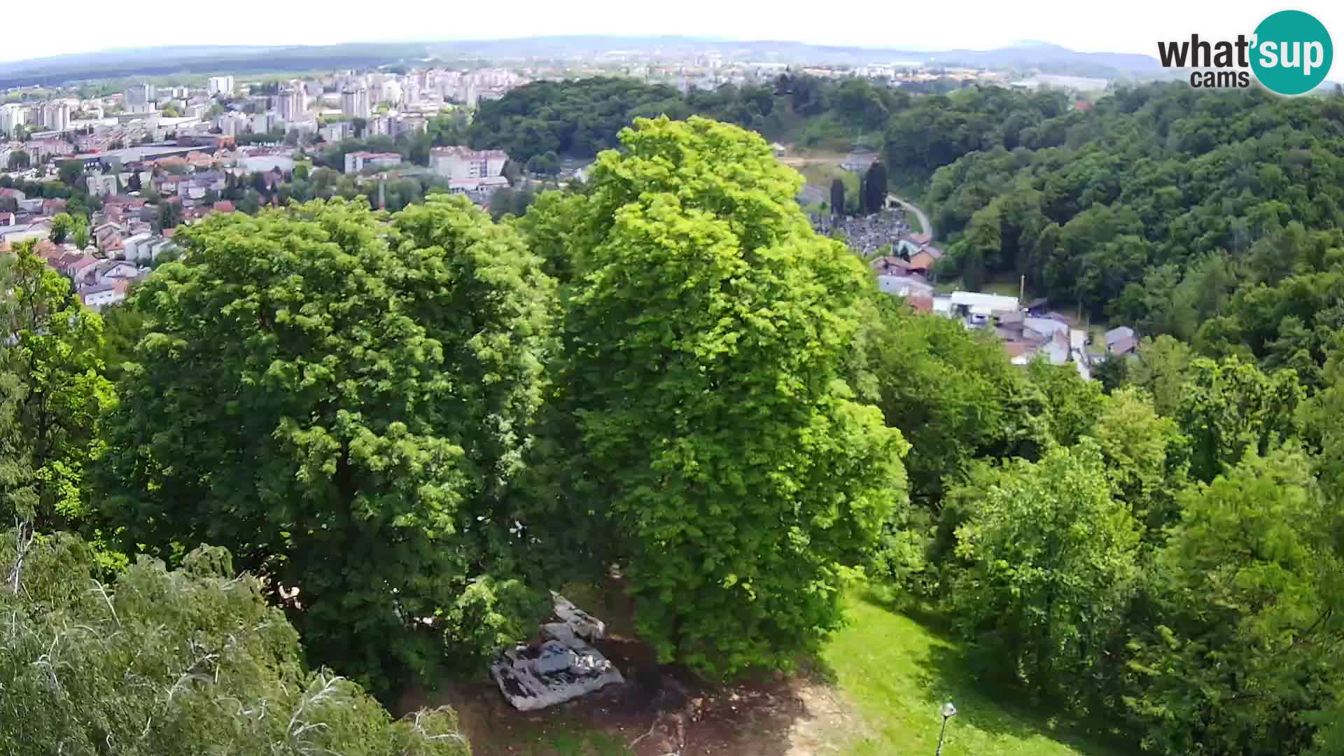 Webcam Karlovac Château Dubovac – Vue en direct de ce monument historique