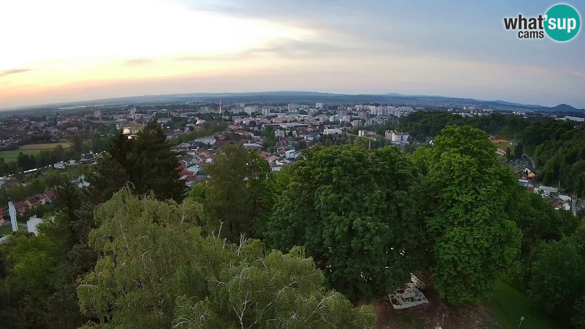 Webcam Karlovac Château Dubovac – Vue en direct de ce monument historique