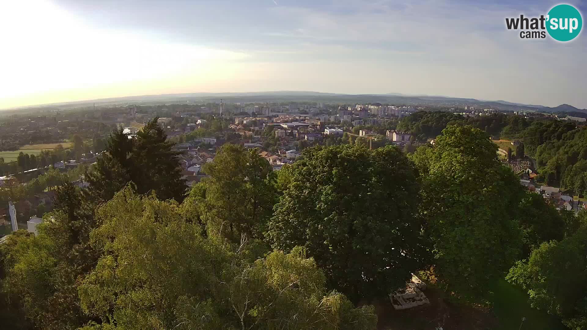 Webcam Karlovac Château Dubovac – Vue en direct de ce monument historique