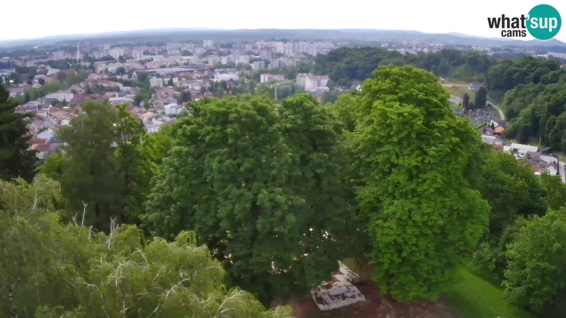 Webcam Karlovac Château Dubovac – Vue en direct de ce monument historique