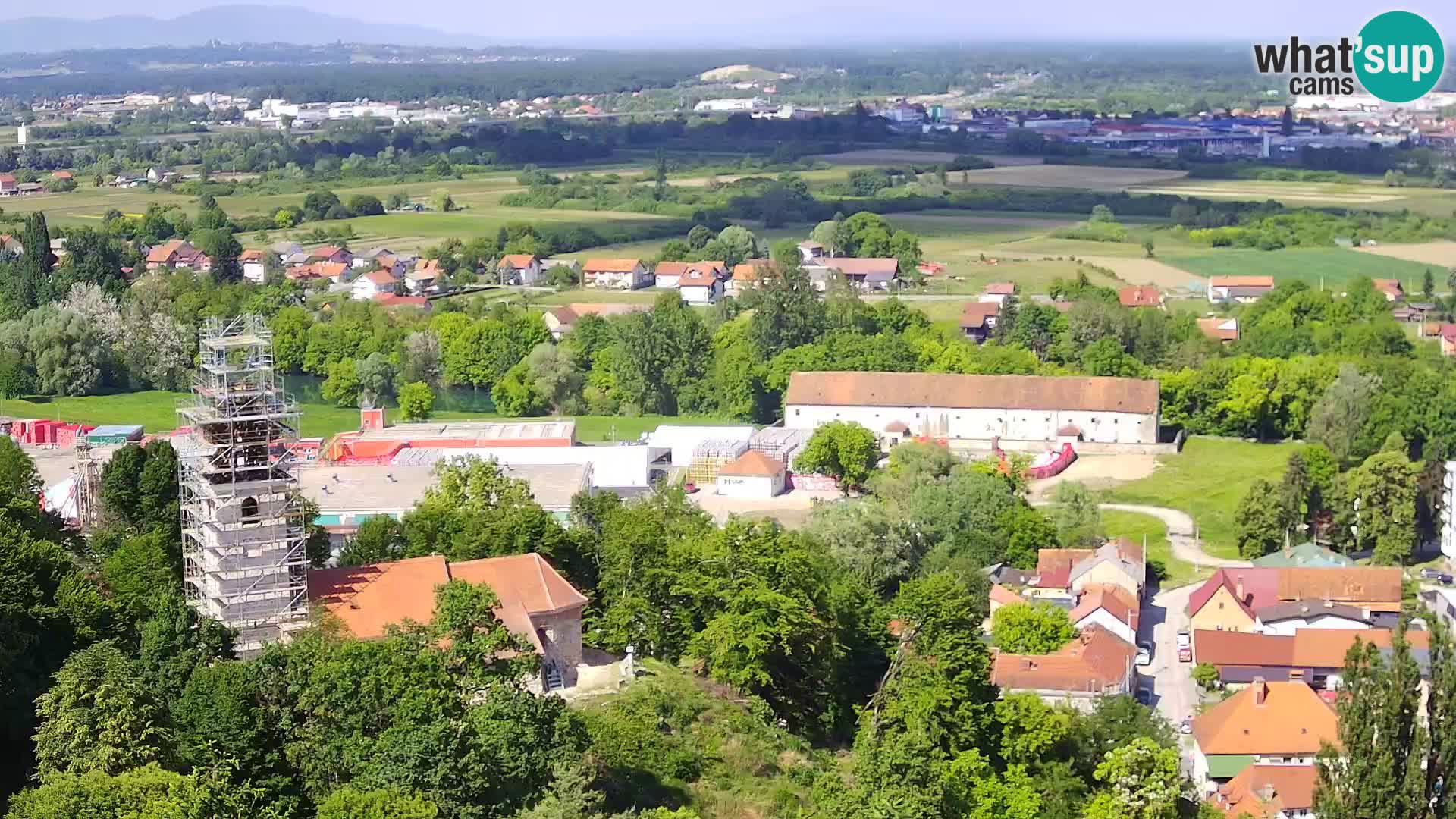 Webcam Karlovac Château Dubovac – Vue en direct de ce monument historique