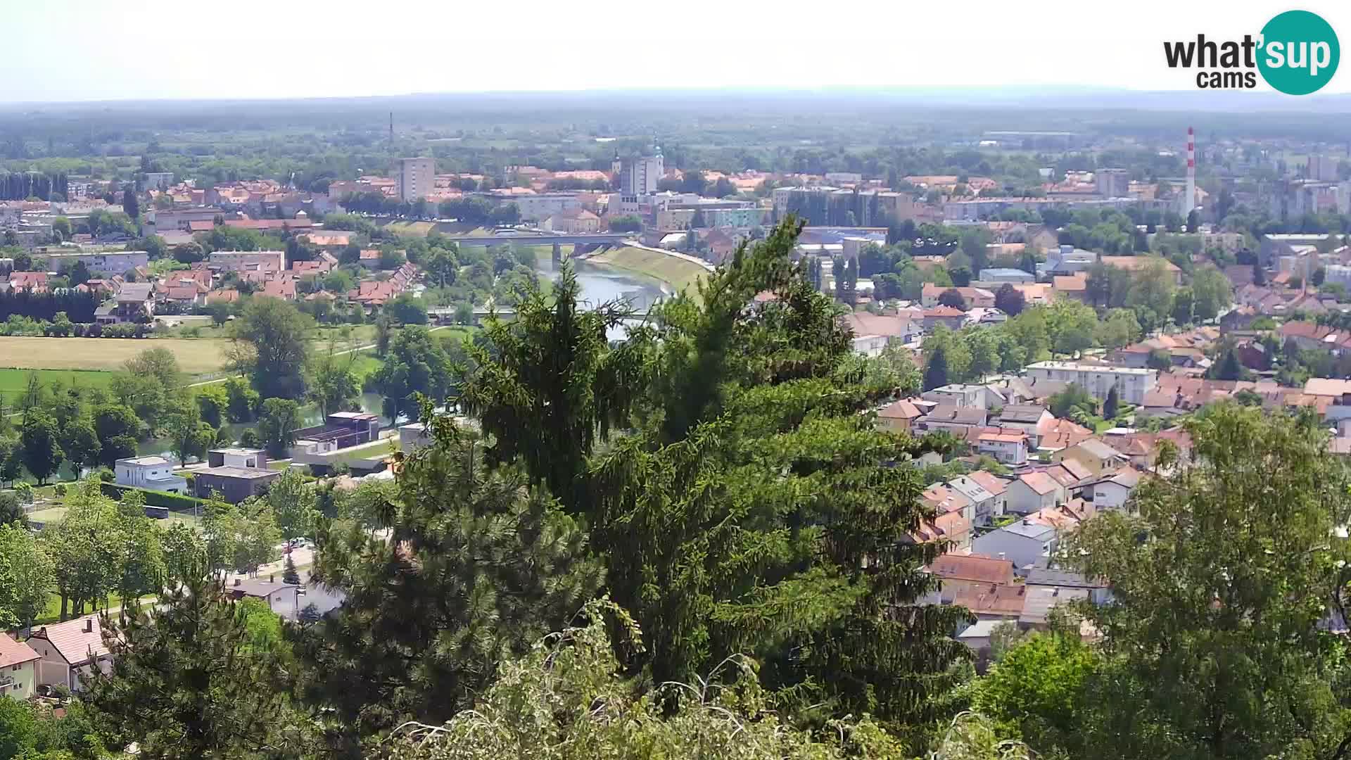 Spletna kamera Karlovac Dubovac grad – Pogled v živo na zgodovinsko znamenitost Karlovca