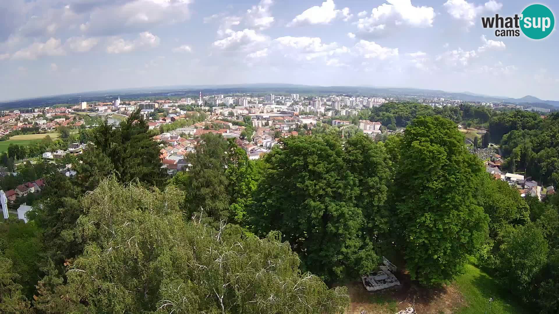 Webcam Karlovac Dubovac Castle – Live View of Karlovac’s Historic Landmark