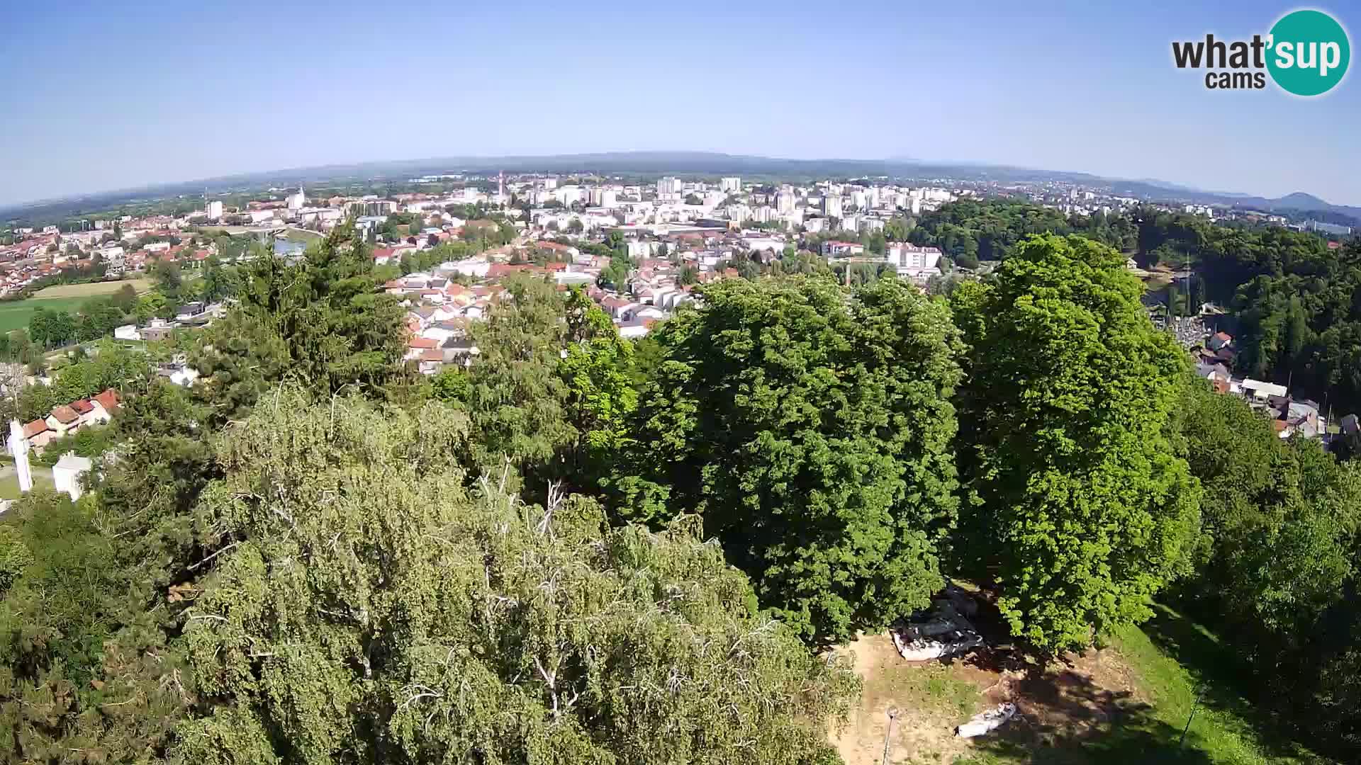 Webcam Karlovac Château Dubovac – Vue en direct de ce monument historique