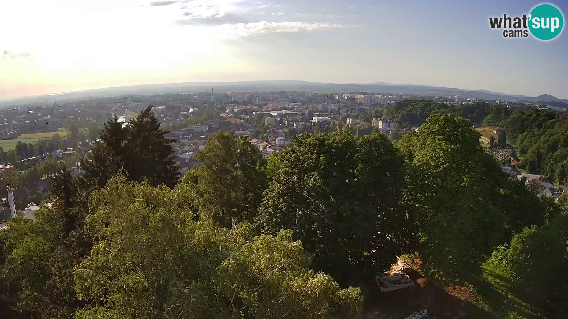 Webcam Karlovac Château Dubovac – Vue en direct de ce monument historique