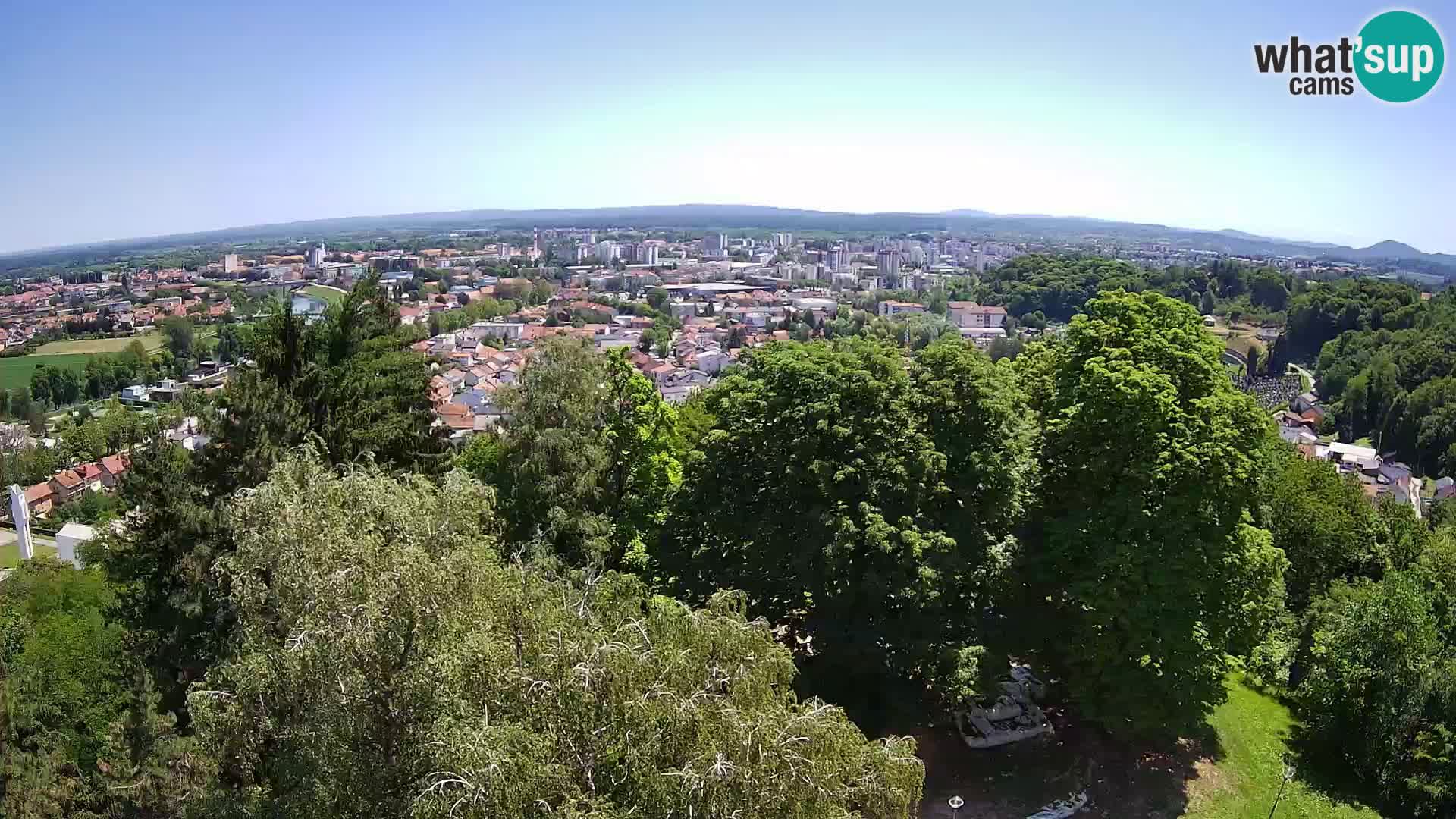 Webcam Karlovac Château Dubovac – Vue en direct de ce monument historique