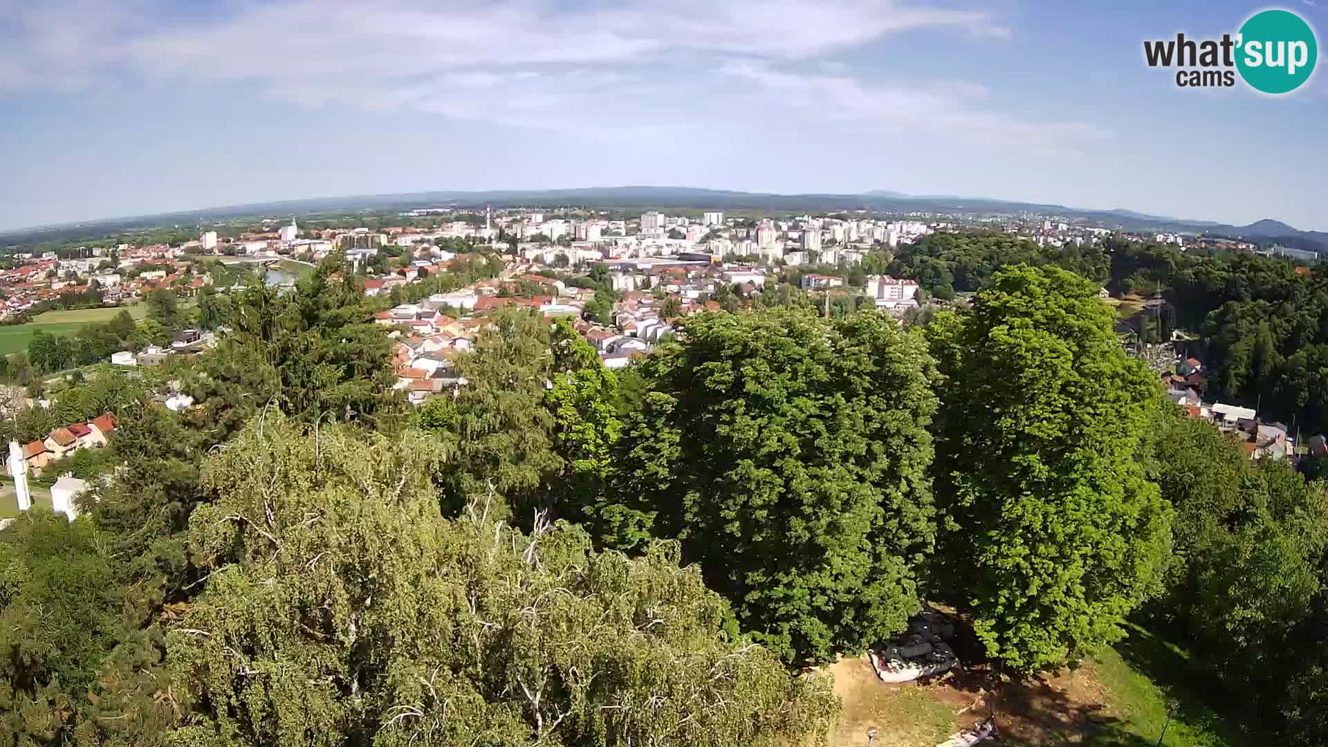 Webcam Karlovac Château Dubovac – Vue en direct de ce monument historique