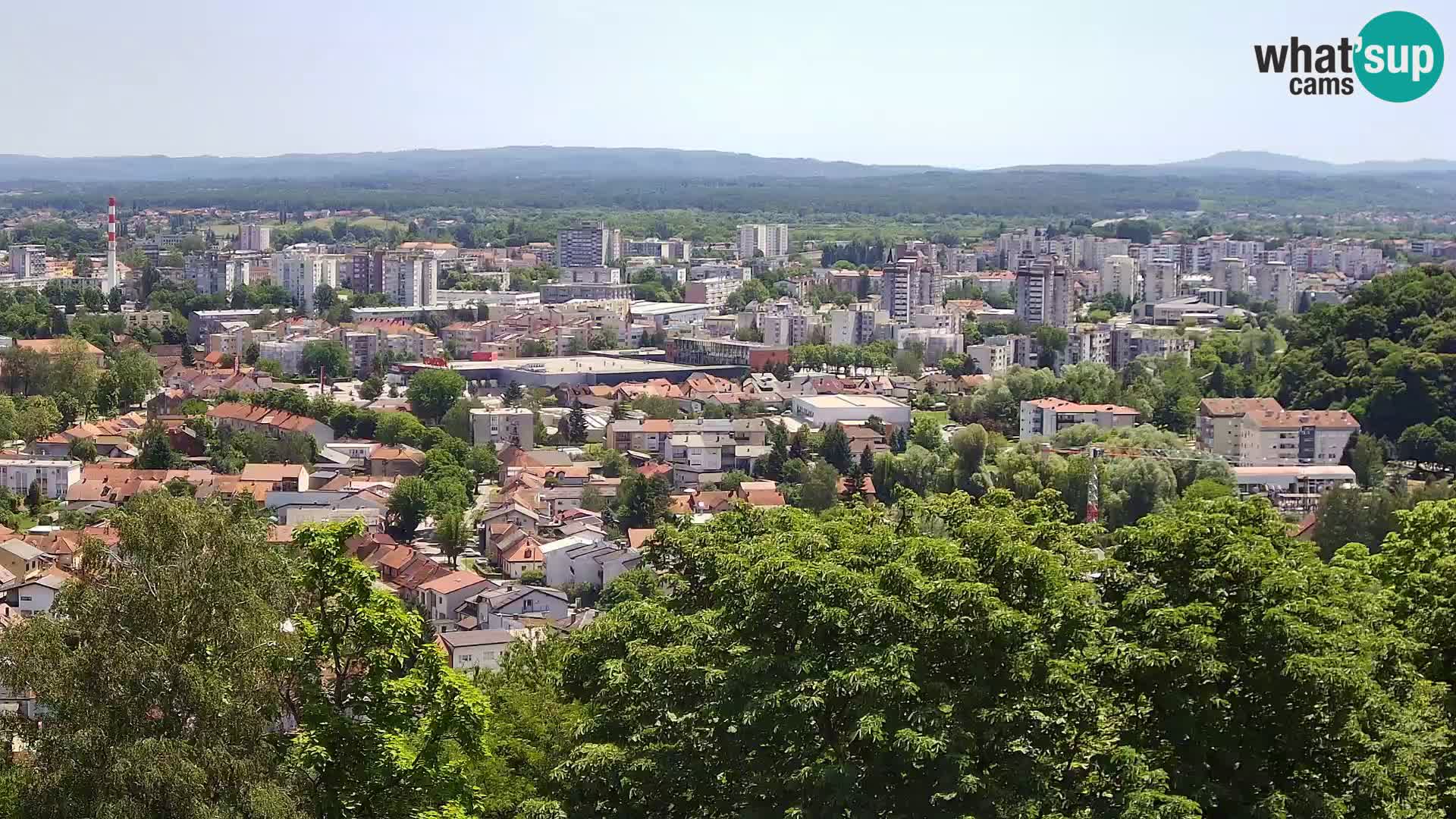 Webcam Karlovac Château Dubovac – Vue en direct de ce monument historique