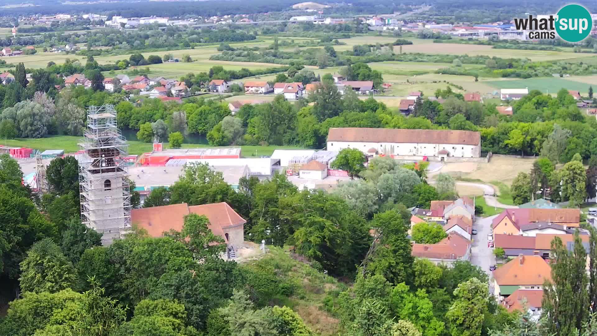 Spletna kamera Karlovac Dubovac grad – Pogled v živo na zgodovinsko znamenitost Karlovca