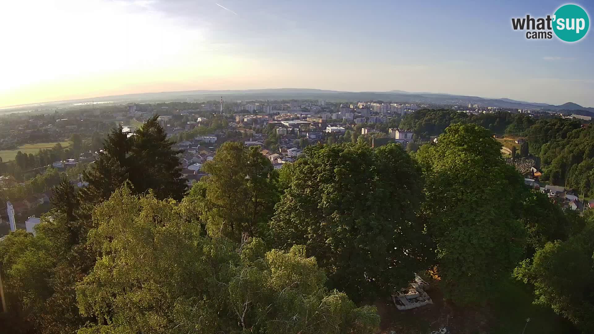 Webcam Karlovac Château Dubovac – Vue en direct de ce monument historique