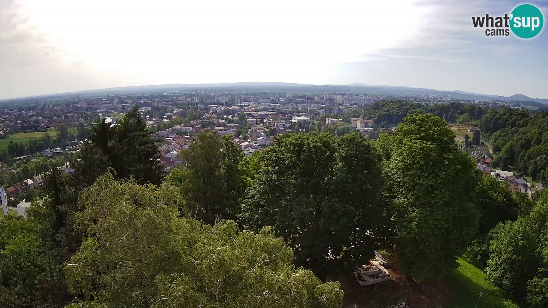 Webcam Karlovac Château Dubovac – Vue en direct de ce monument historique
