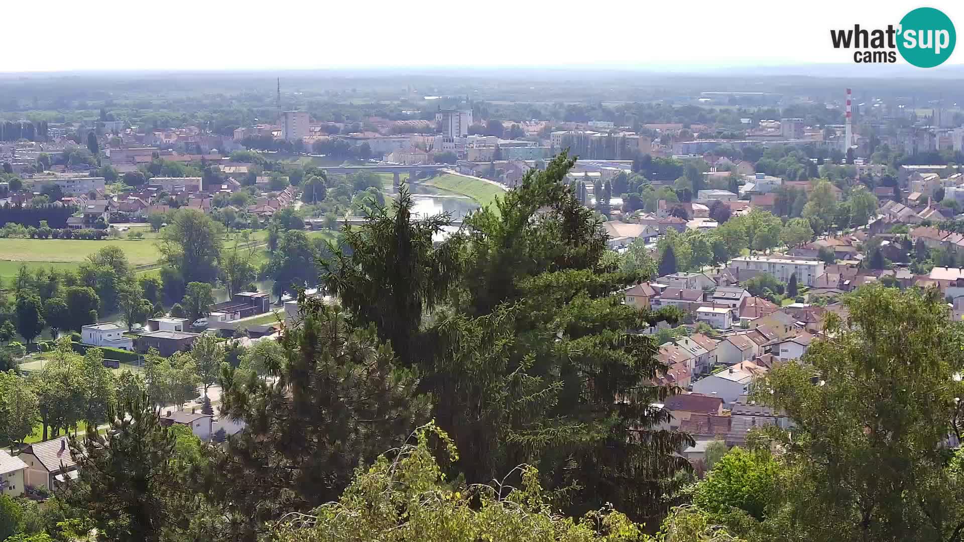 Spletna kamera Karlovac Dubovac grad – Pogled v živo na zgodovinsko znamenitost Karlovca